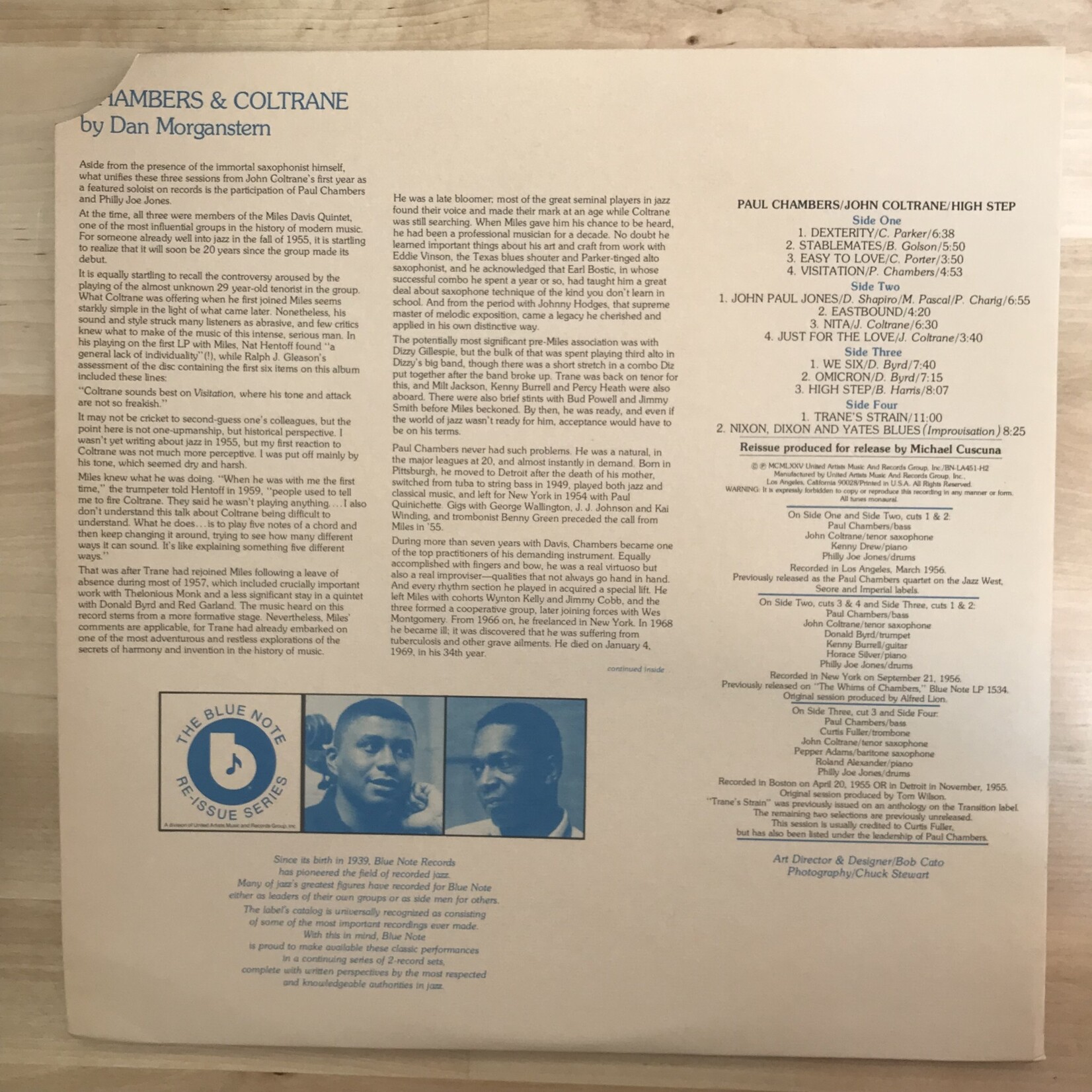 Paul Chambers, John Coltrane - High Step - BN LA451 2 - Vinyl LP (USED)