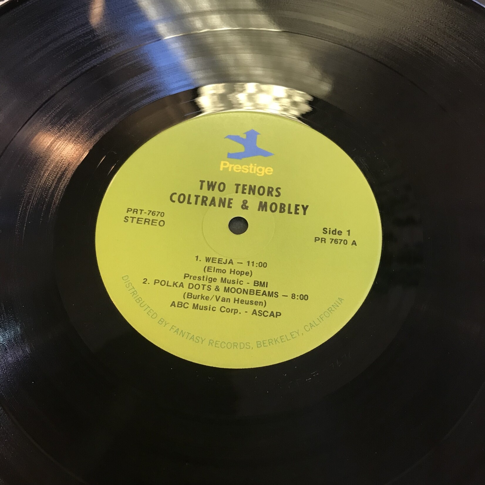 John Coltrane, Hank Mobley - 2 Tenors - PR7670 - Vinyl LP (USED)