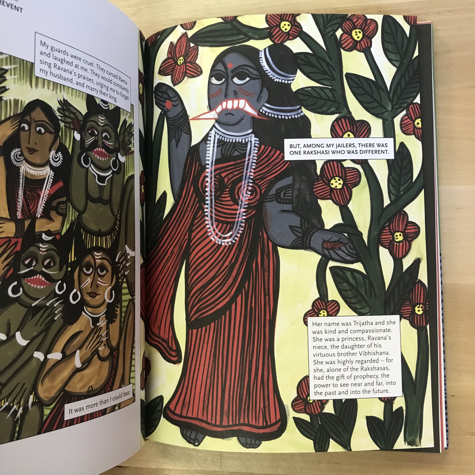 Samhita Arni, Moyna Chitrakar - Sita’s Ramayana - Hardback (USED)