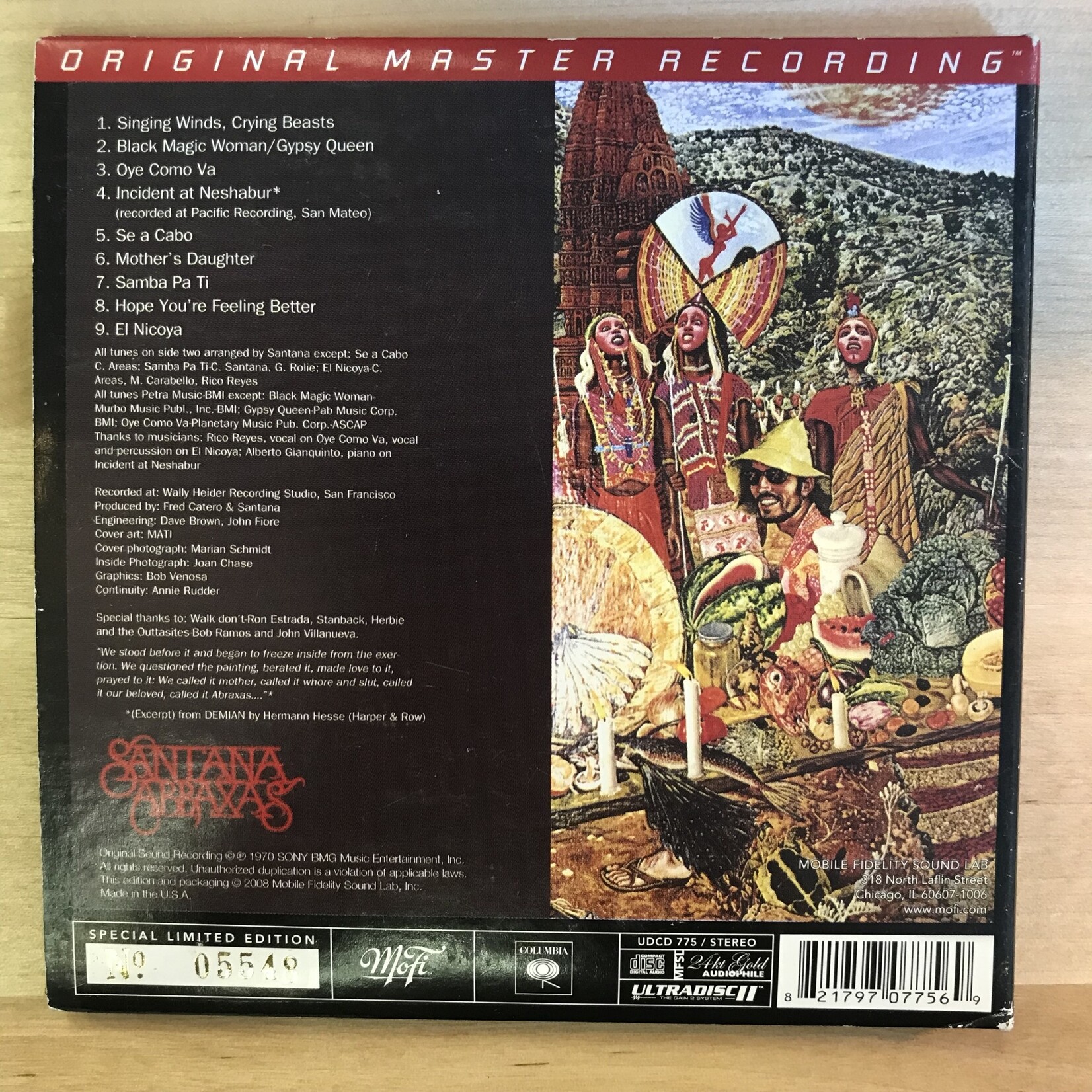 Santana - Abraxas: Original Master Recording Series - CD (USED)