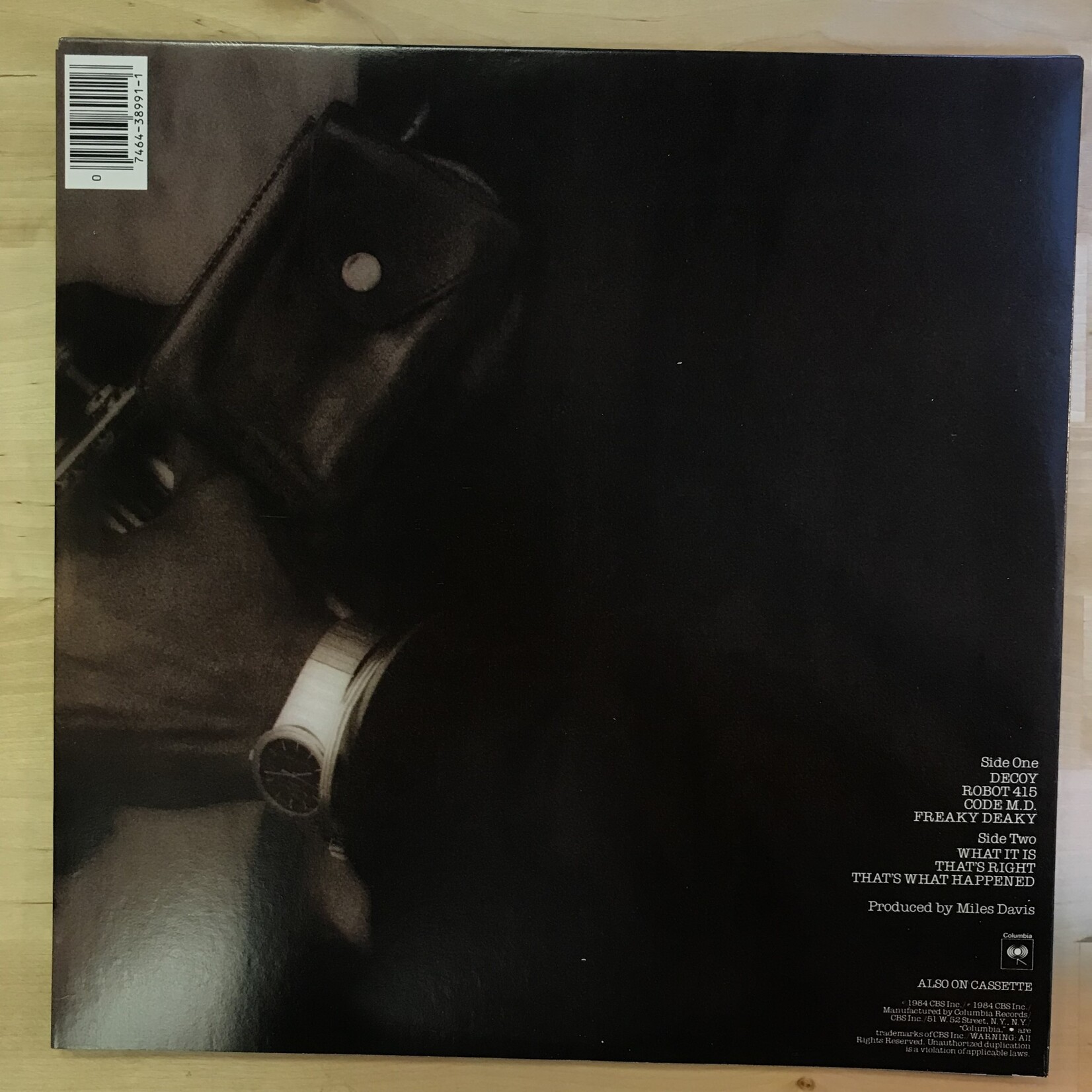Miles Davis - Decoy - FC38991 - Vinyl LP (USED)