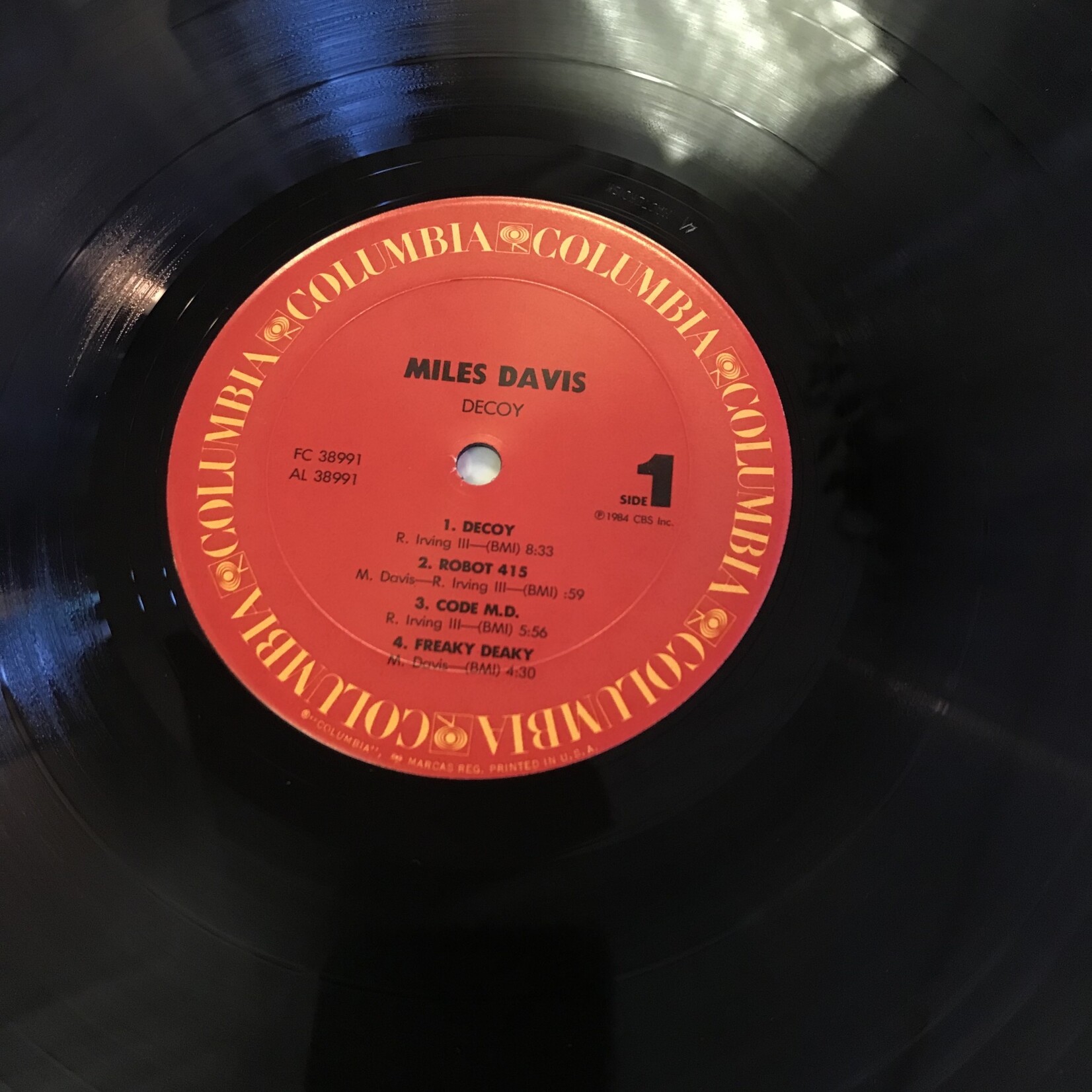 Miles Davis - Decoy - FC38991 - Vinyl LP (USED)