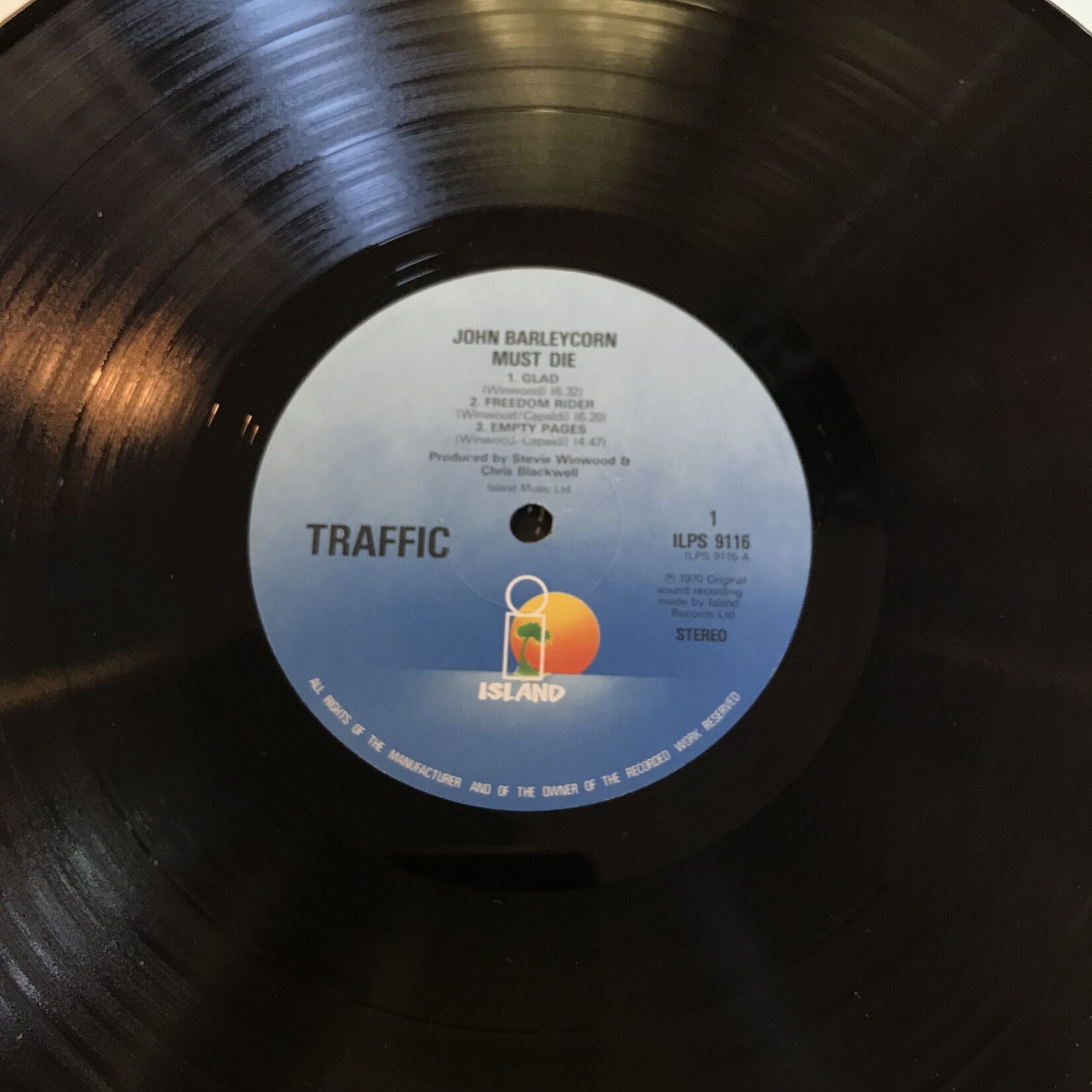 Traffic - John Barleycorn Must Die - UAS5504 - Vinyl LP (USED)