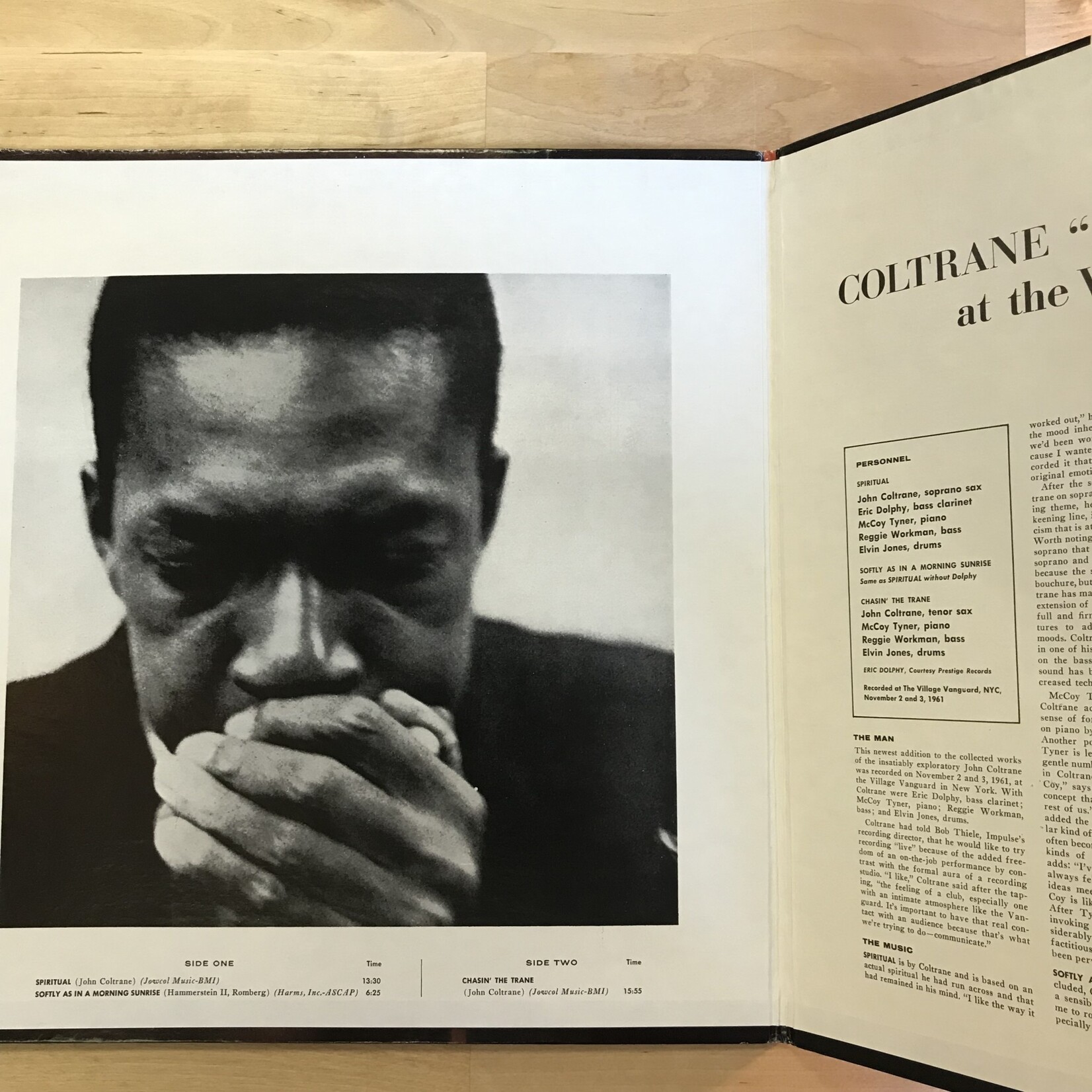 John Coltrane - Coltrane “Live” At The Village Vanguard (1980) - A10 - Vinyl LP (USED)