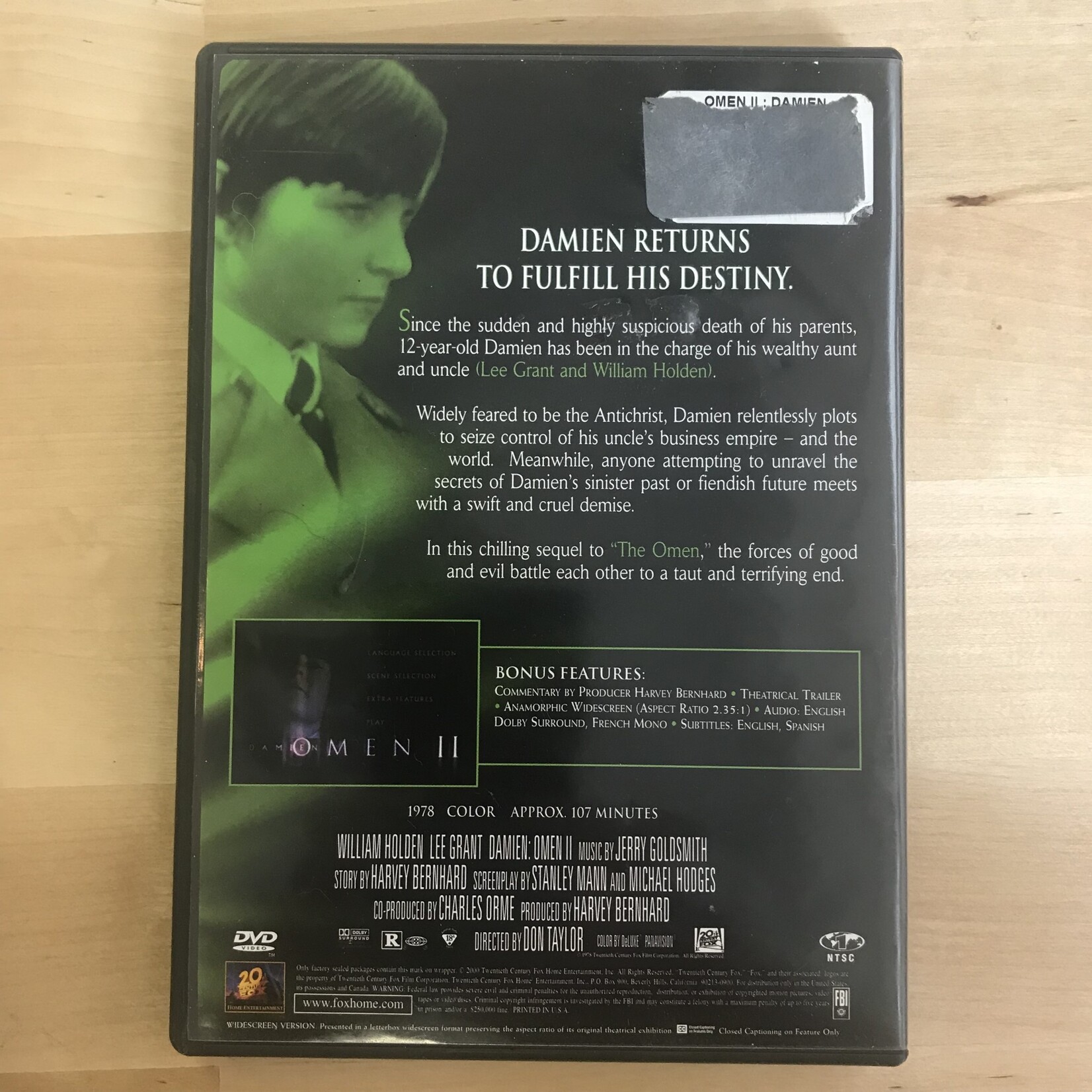 Omen II: Damien - DVD (USED)