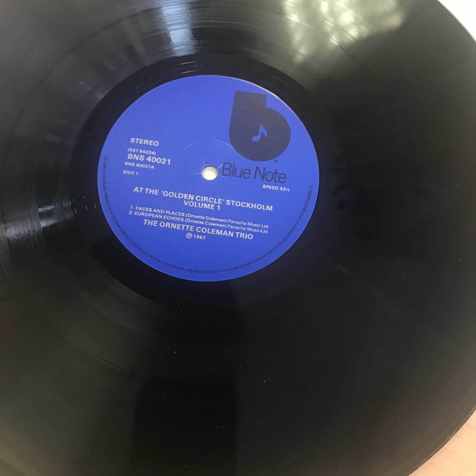 Ornette Coleman - At The Golden Circle Stockholm Volume 1 - BNS 40021 - Vinyl LP (USED - UK)