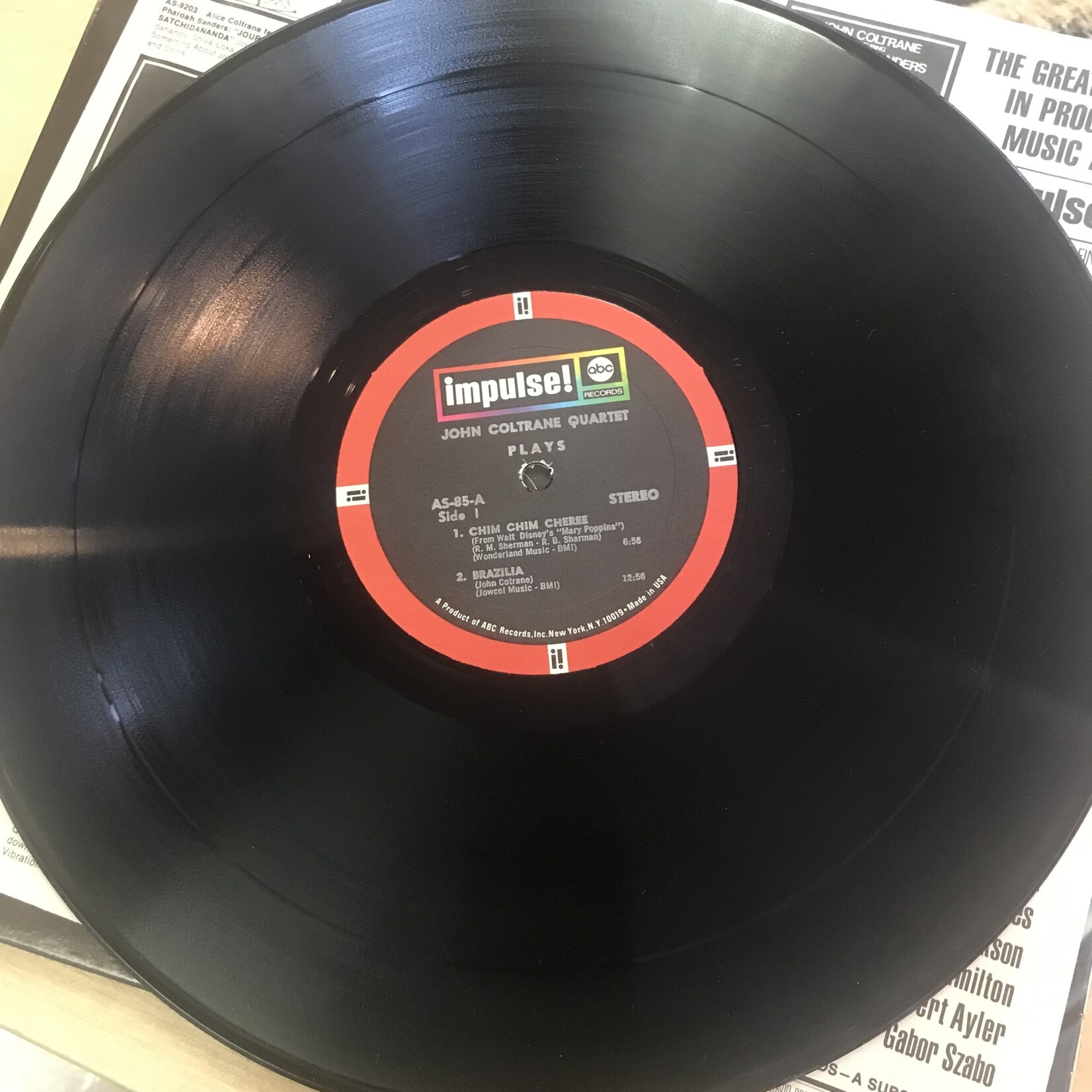 John Coltrane - Plays - AS85 - Vinyl LP (USED)