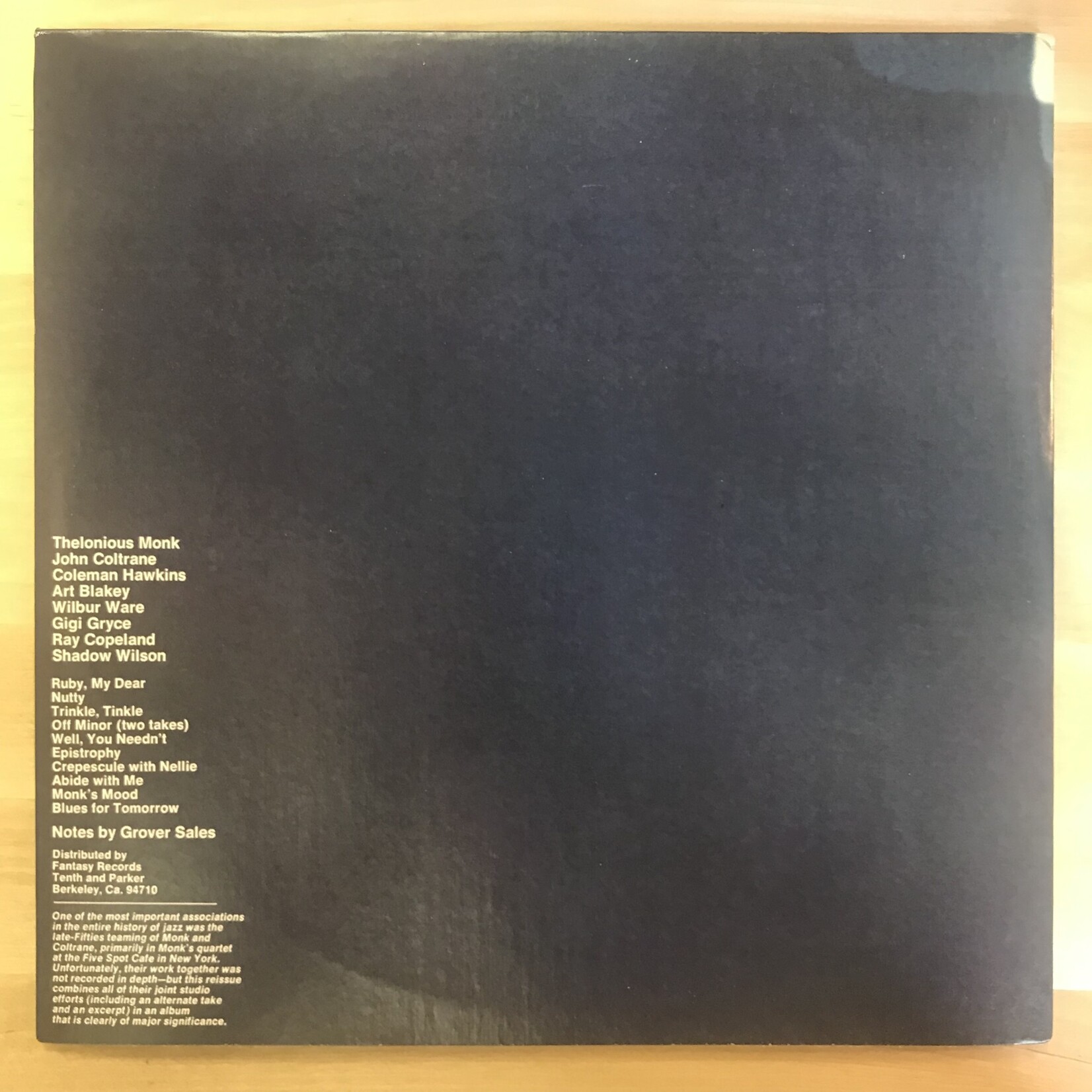 Thelonious Monk, John Coltrane - Monk / Trane - M47011 - Vinyl LP (USED)