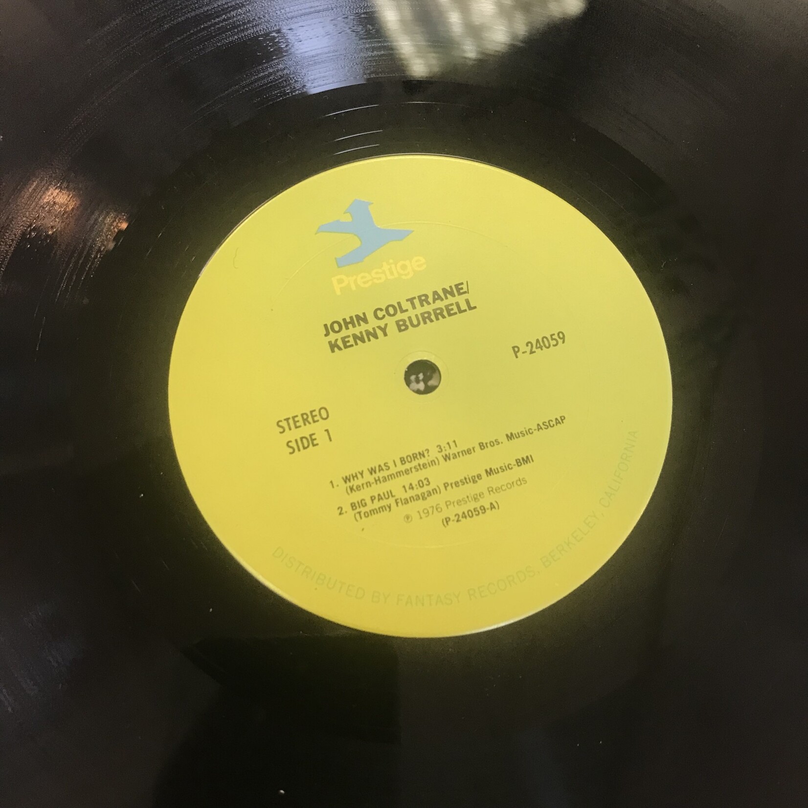 John Coltrane, Kenny Burrell - John Coltrane / Kenny Burrell - P24059 - Vinyl LP (USED)