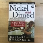 Owl Books Barbara Ehrenreich - Nickel and Dimed - Paperback (USED)