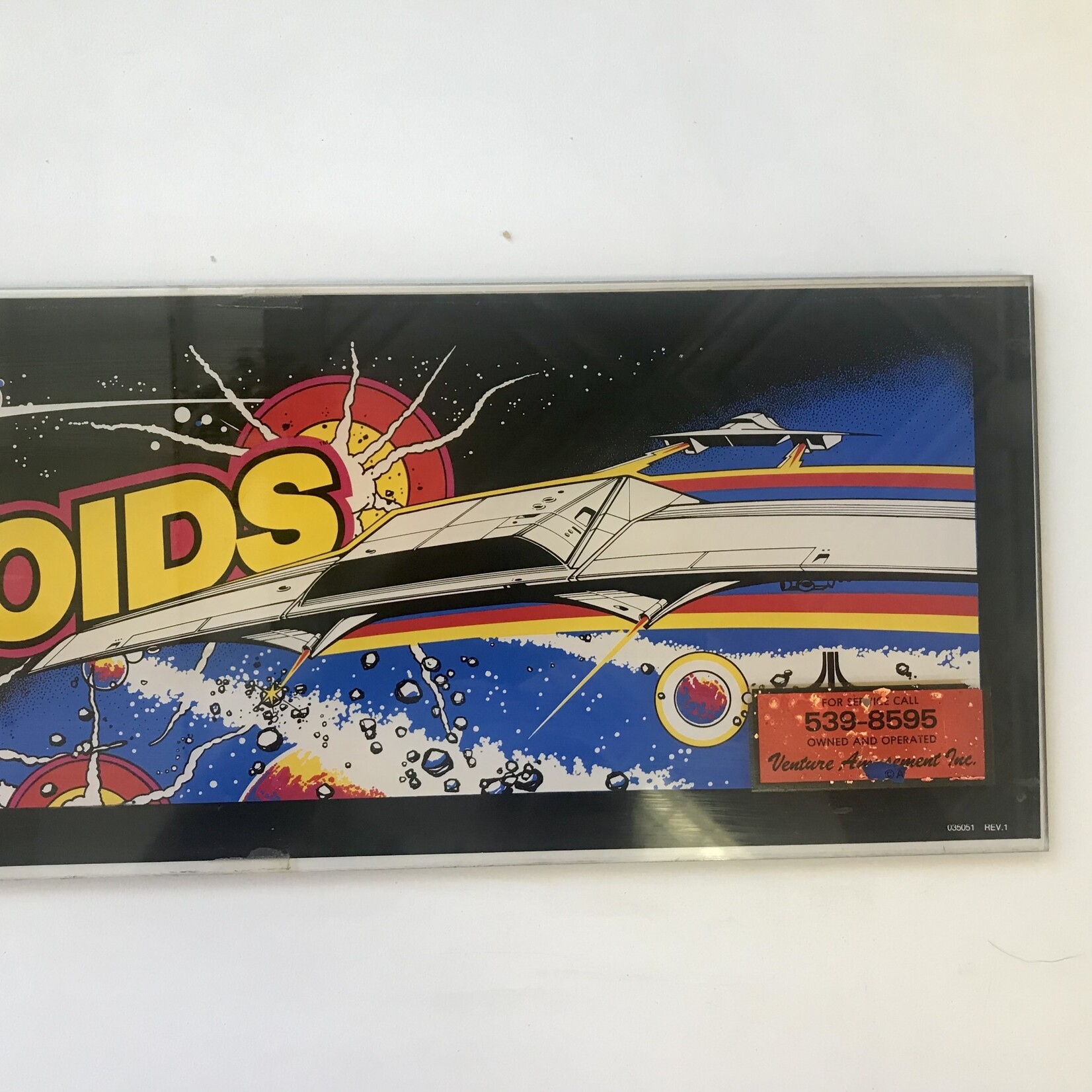 Asteroids - Arcade Game Marquee (USED)