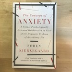 Soren Kierkegaard - The Concept Of Anxiety - Paperback (USED)