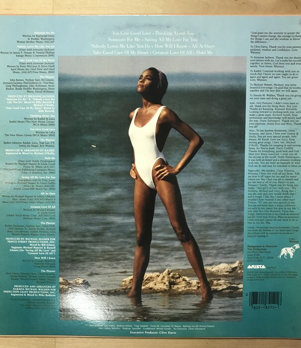 Whitney Houston - Whitney Houston - AL8 8212 - Vinyl LP (USED)