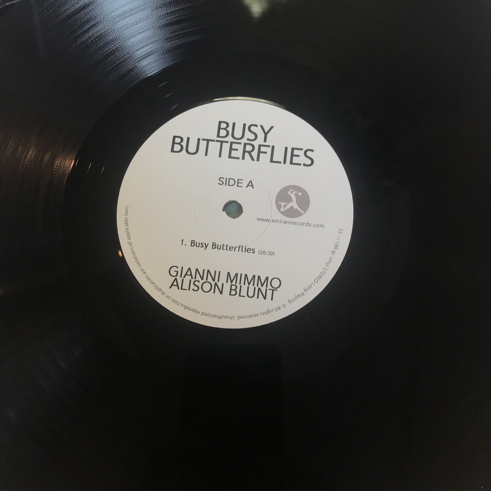 Gianno Mimmo, Alison Blunt - Busy Butterflies - AMRN 062 - Vinyl LP (USED)