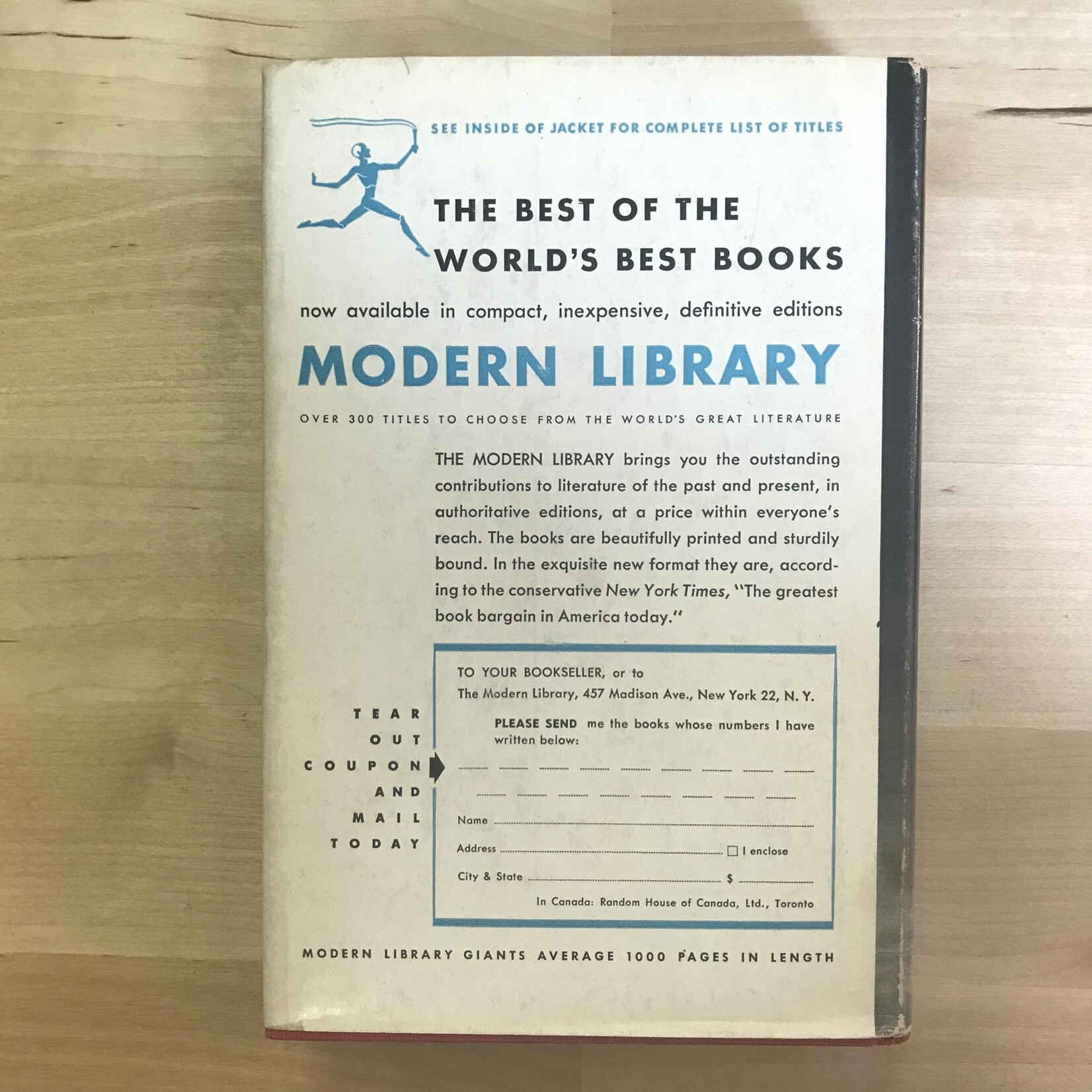 Aldous Huxley - Brave New World (Modern Library) - Hardback (VINTAGE)
