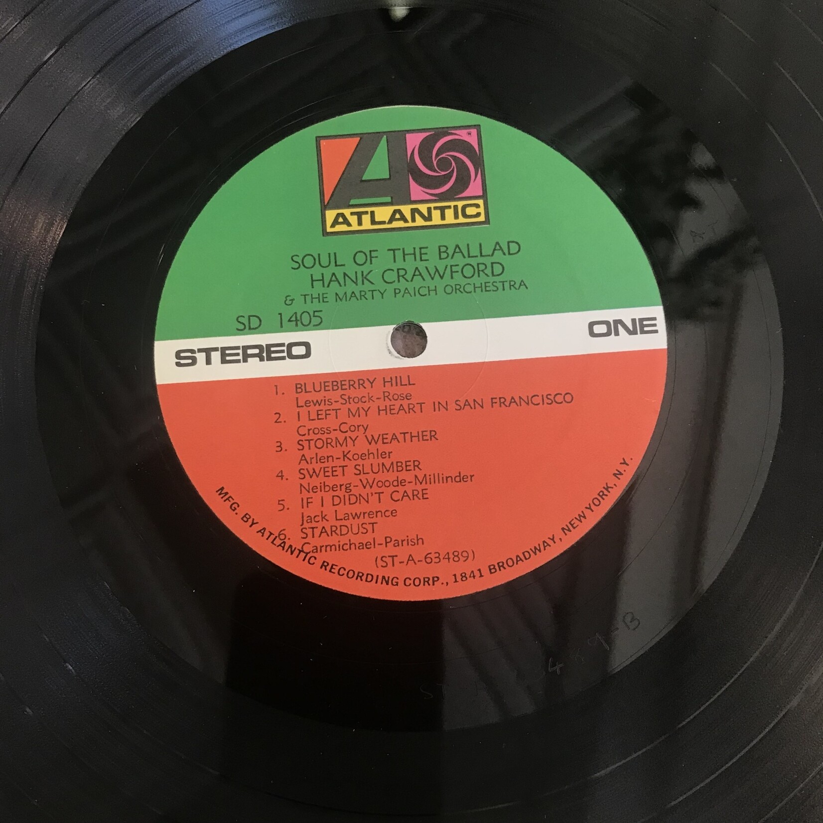 Hank Crawford - Soul Of The Ballad - SD 1405 - Vinyl LP (USED)