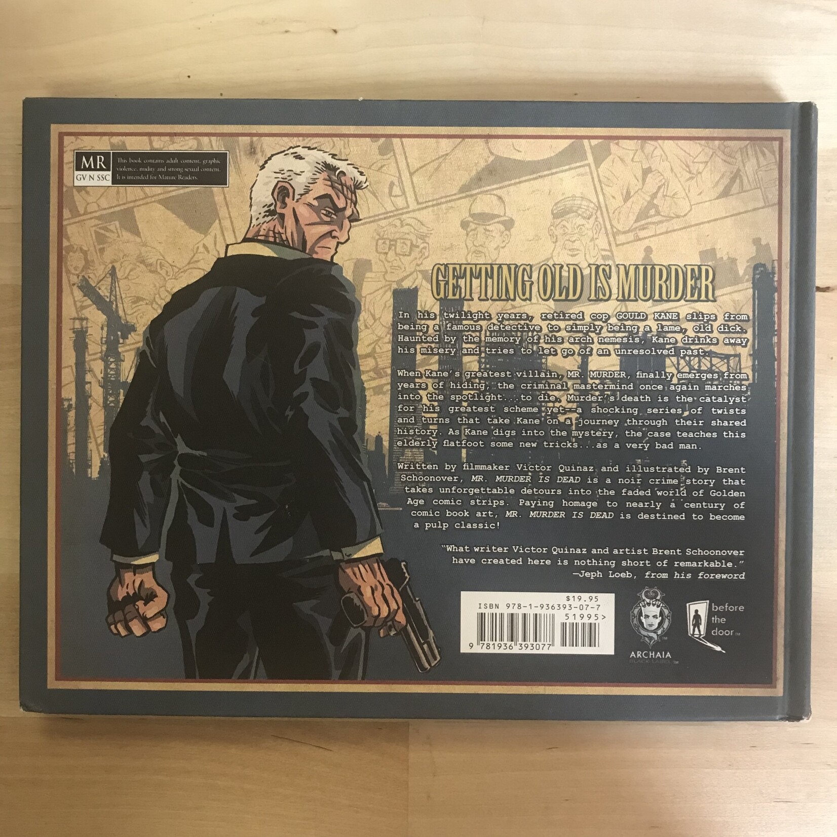 Victor Quinaz, Brent Schoonover - Mr. Murder Is Dead - Hardback (USED)