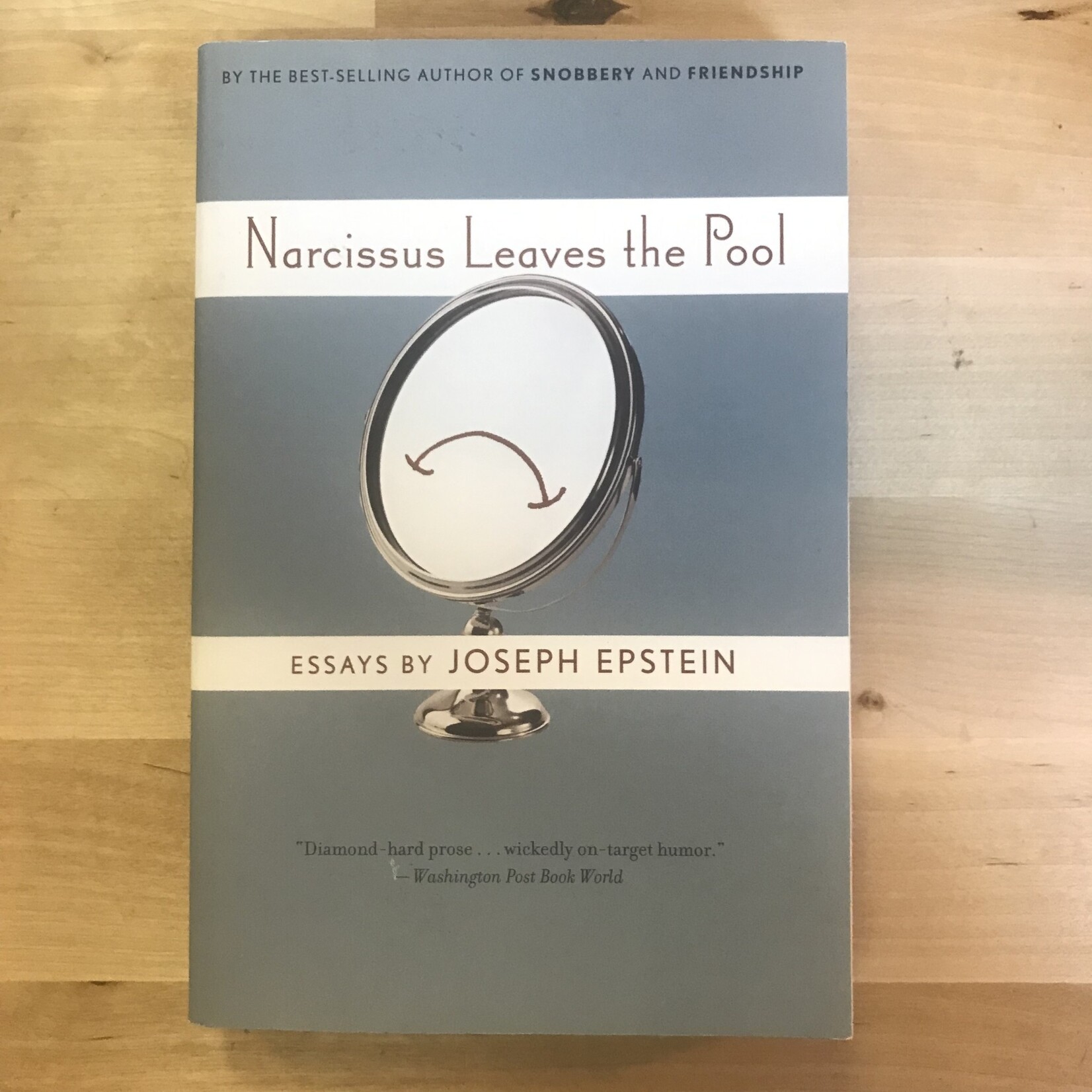 Joseph Epstein - Narcissus Leaves The Pool - Paperback (USED)