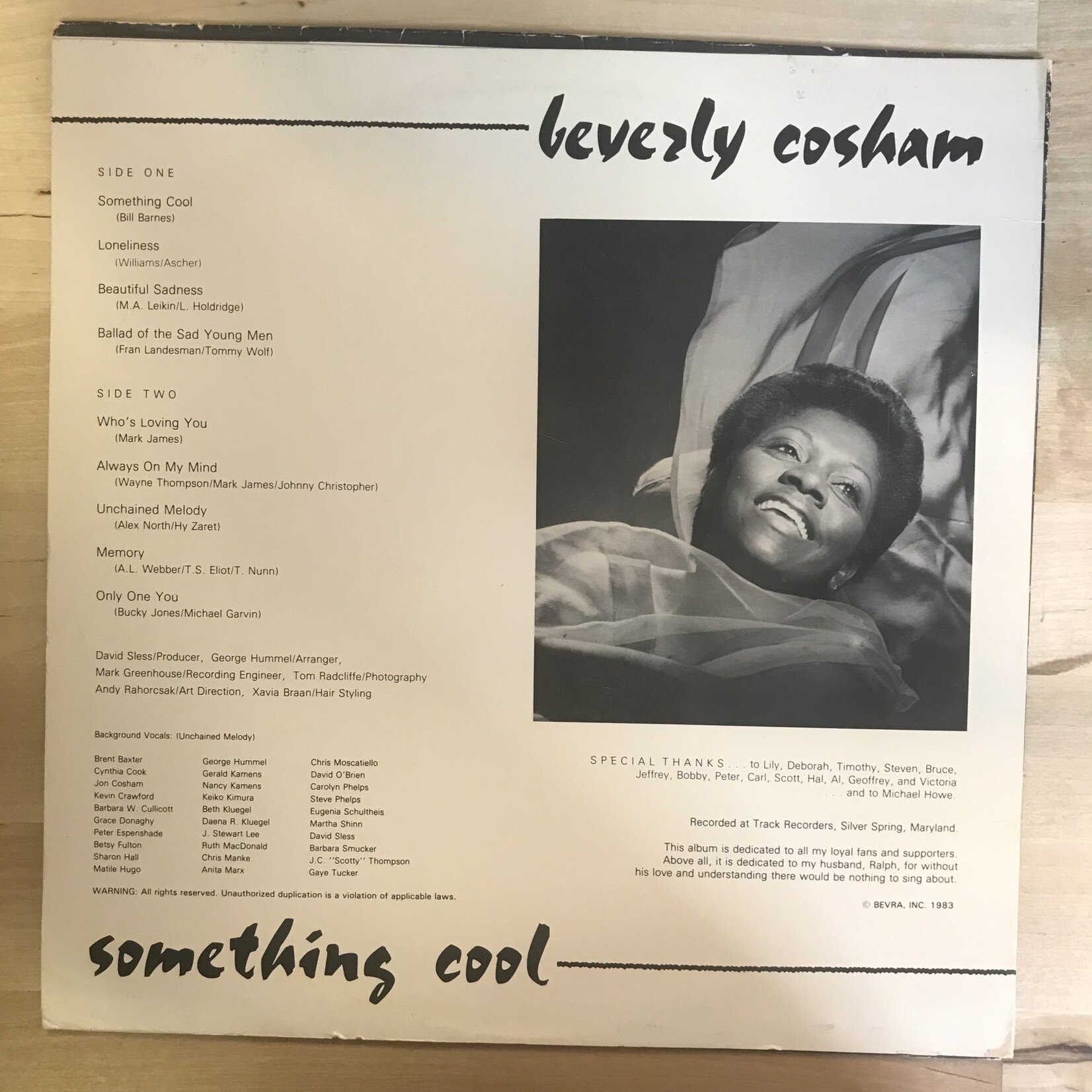 Beverly Cosham - Something Cool - RB2531 - Vinyl LP (USED)