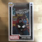 Funko Pop! - #40 Spider-Man (Black Suit w/ Comic Background) - Vinyl Figure (NEW)