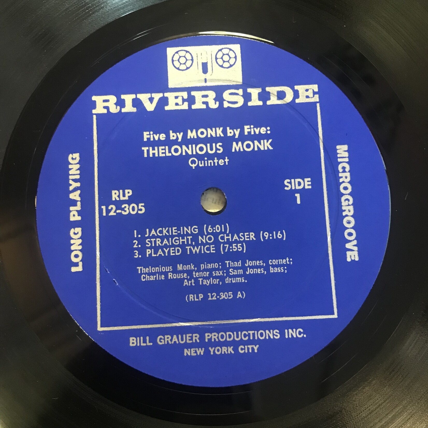 Thelonious Monk - Five By Monk By Five - RLP 12 305 - Vinyl LP (USED)