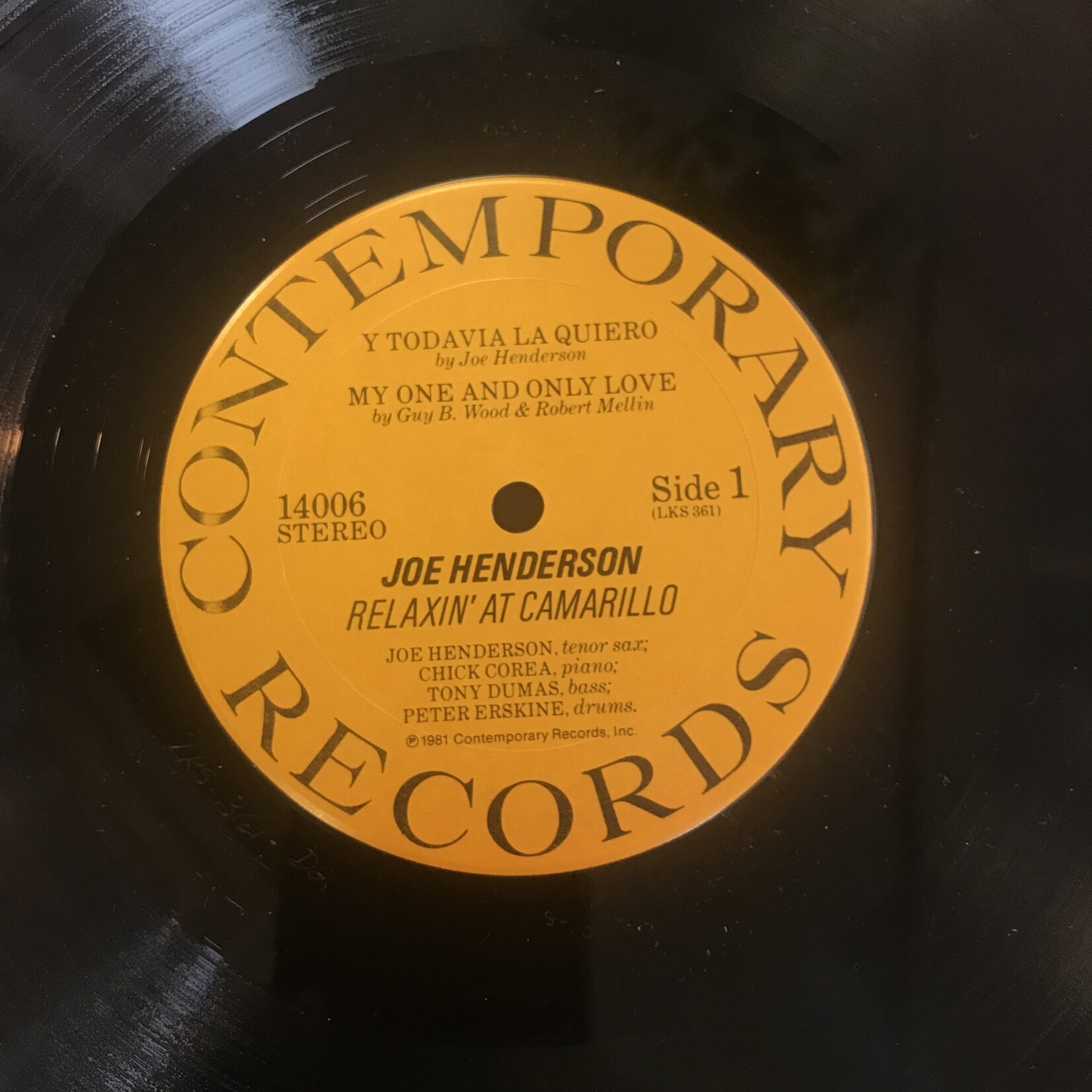 Joe Henderson - Relaxin’ At Camarillo - 14006 - Vinyl LP (USED)