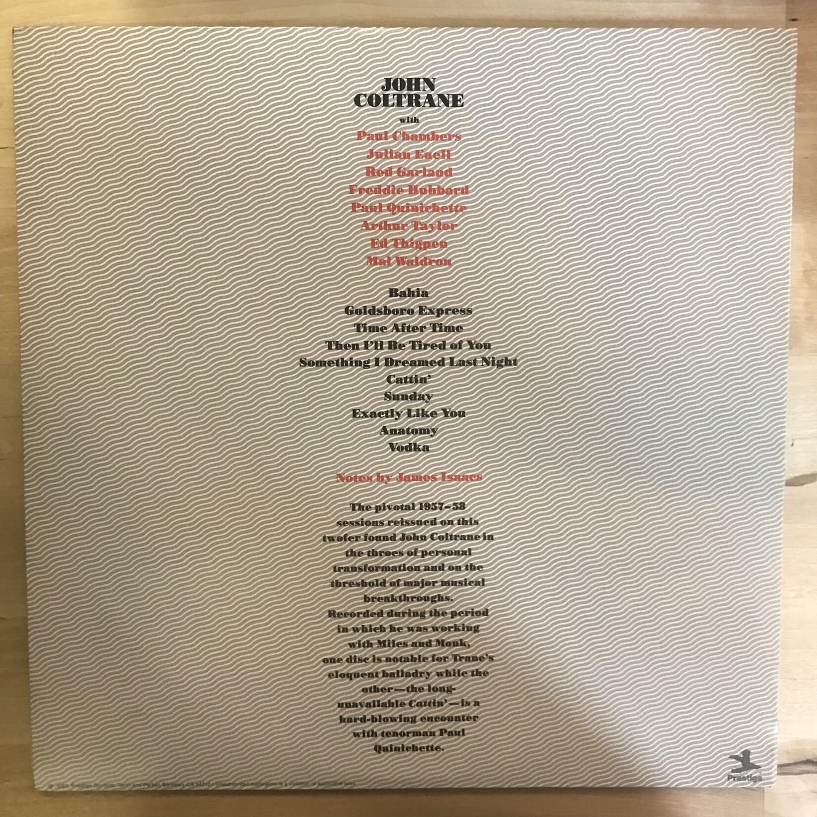 John Coltrane - Bahia (1983) - P24110 - Vinyl LP (USED)