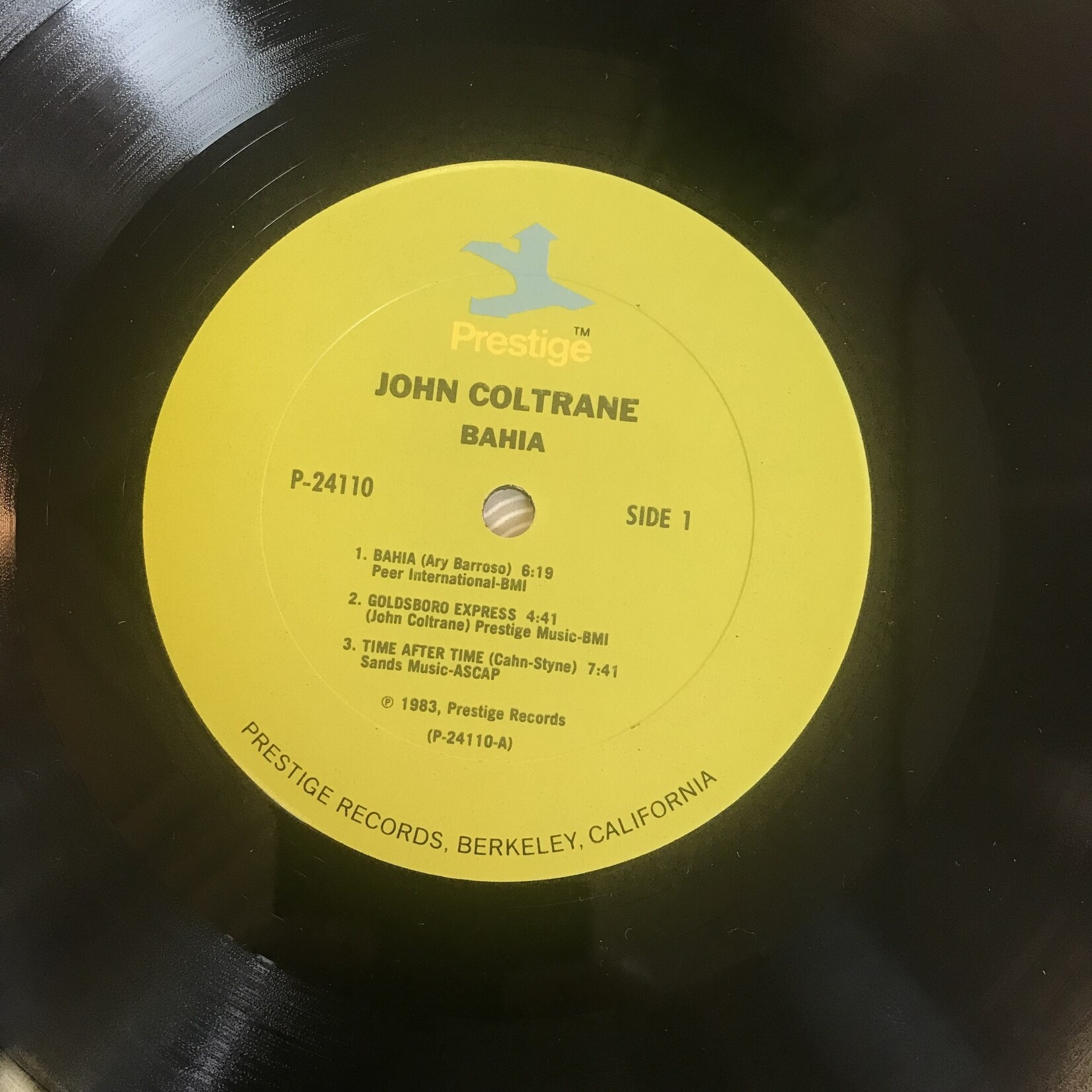 John Coltrane - Bahia (1983) - P24110 - Vinyl LP (USED)