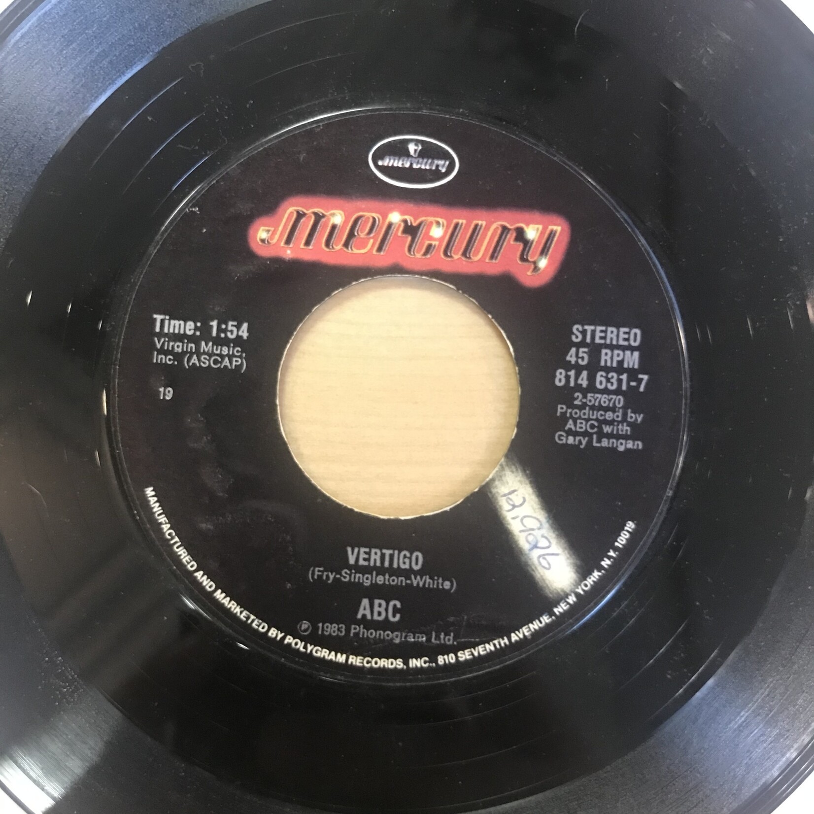 ABC - That Was Then But This Is Now / Vertigo - 814 631 - Vinyl 45 (USED)