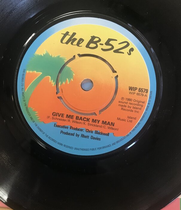 B-52s - Give Me Back My Man - WIP6579 - Vinyl 45 (USED)