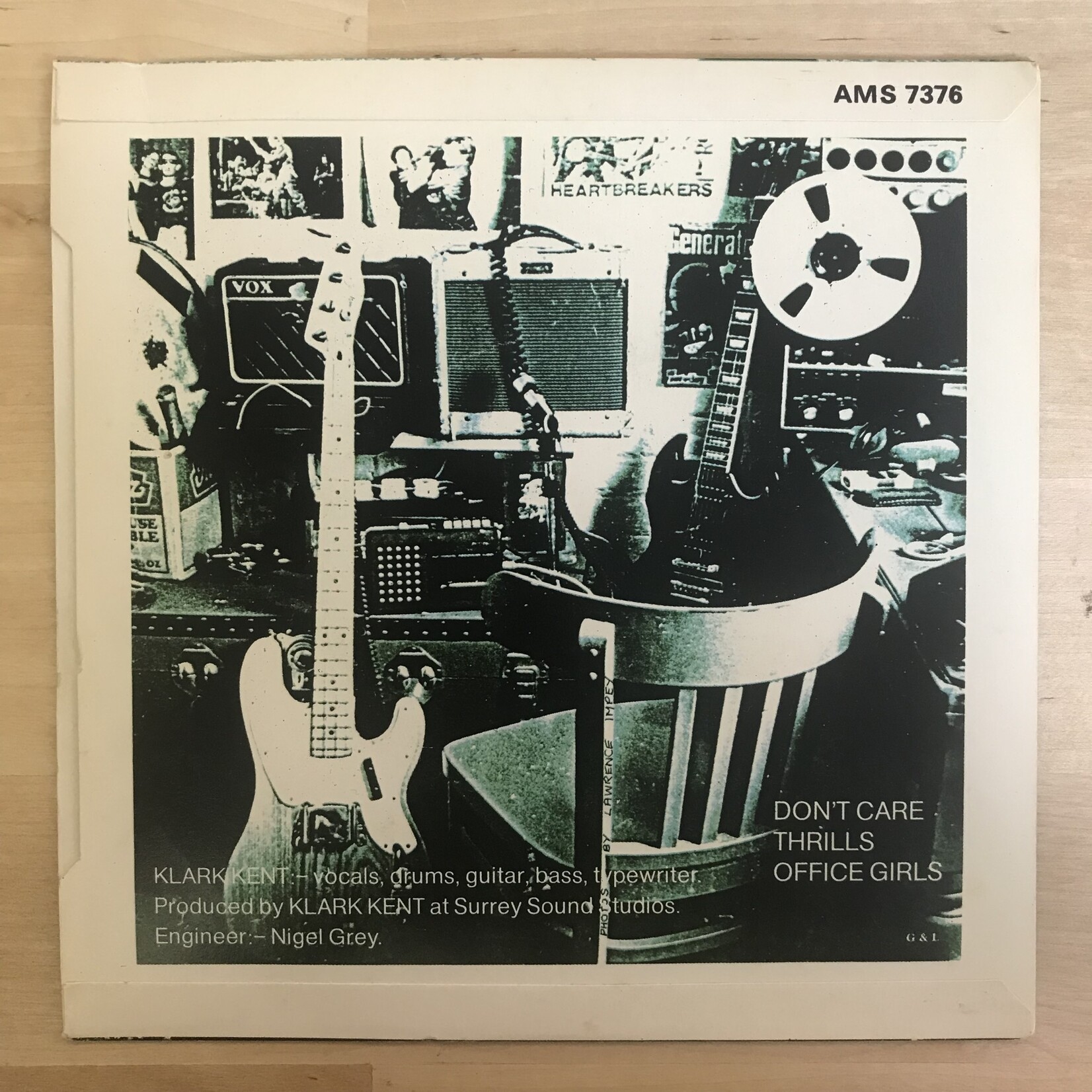 Klark Kent - Don’t Care / Thrills / Office Girls (Green) - AMS 7376 - Vinyl 45 (USED)