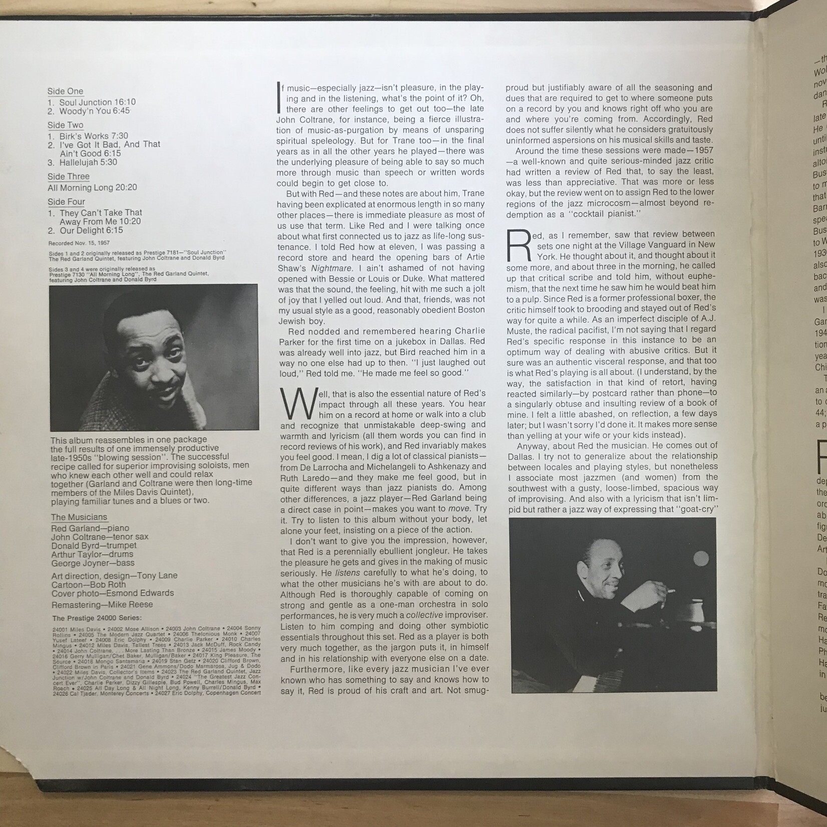 Red Garland - Jazz Junction - PRST 24023 - Vinyl LP (USED)