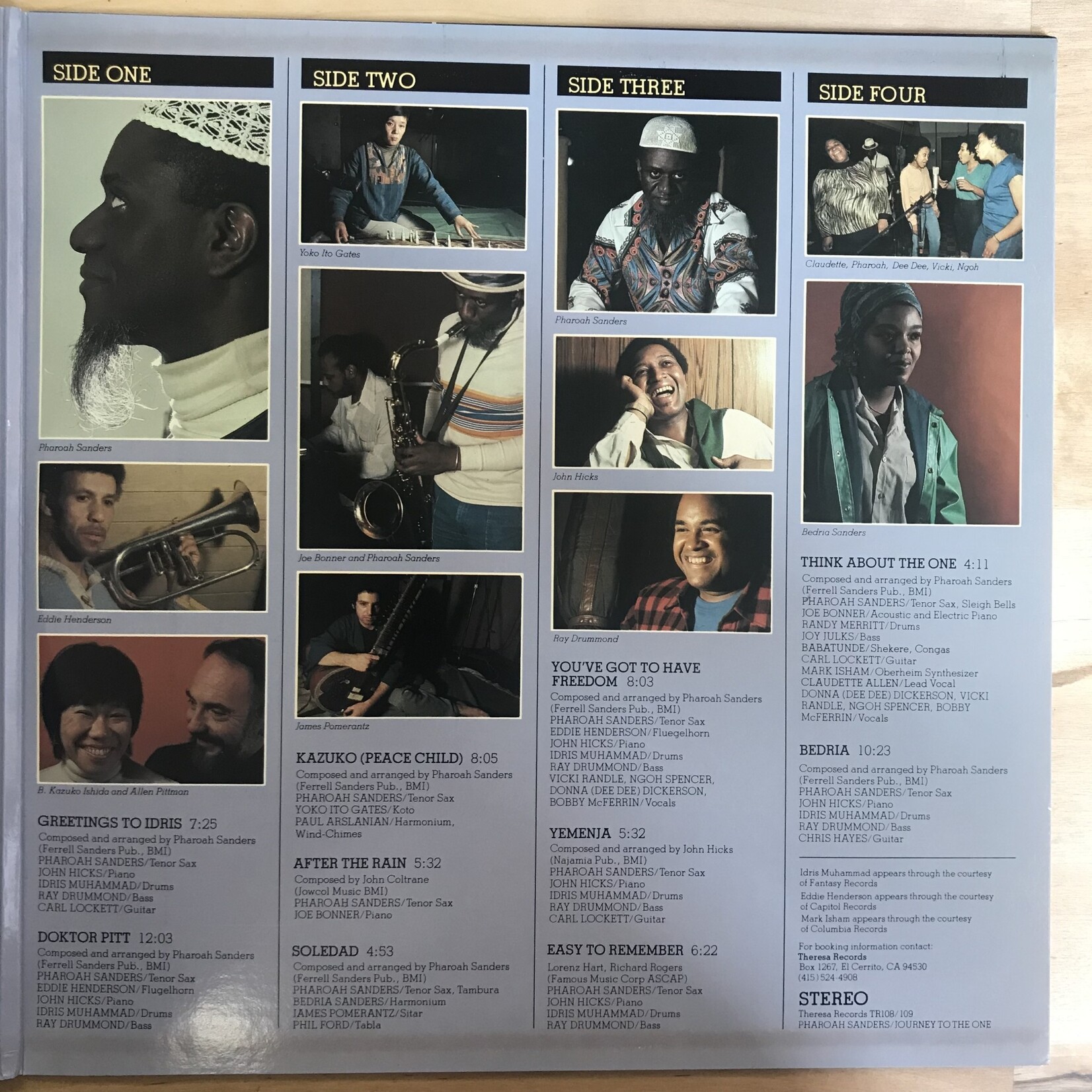 Pharoah Sanders - Journey To The One - TR108/109 - Vinyl LP (USED)