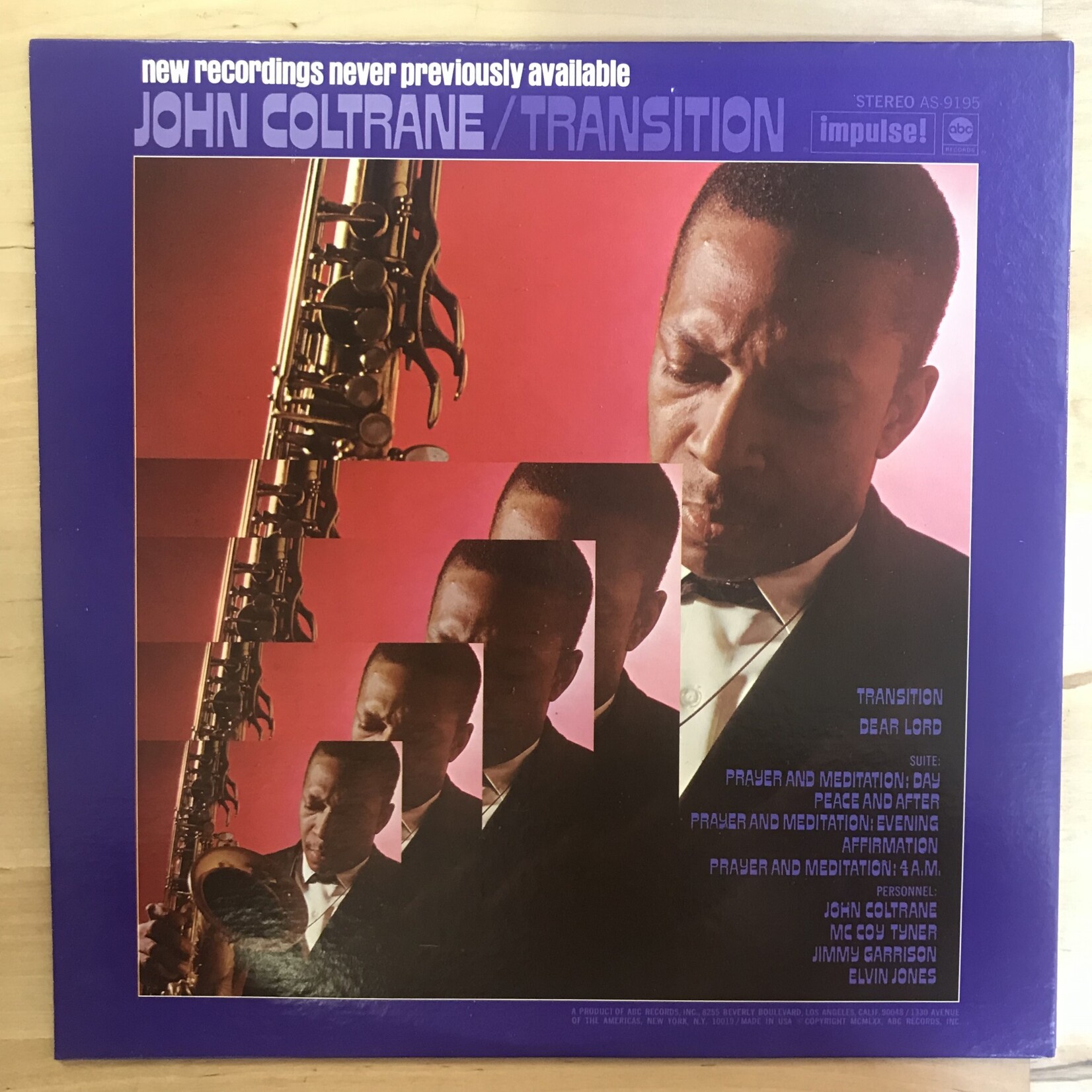 John Coltrane - Transition - AS9195 - Vinyl LP (USED)