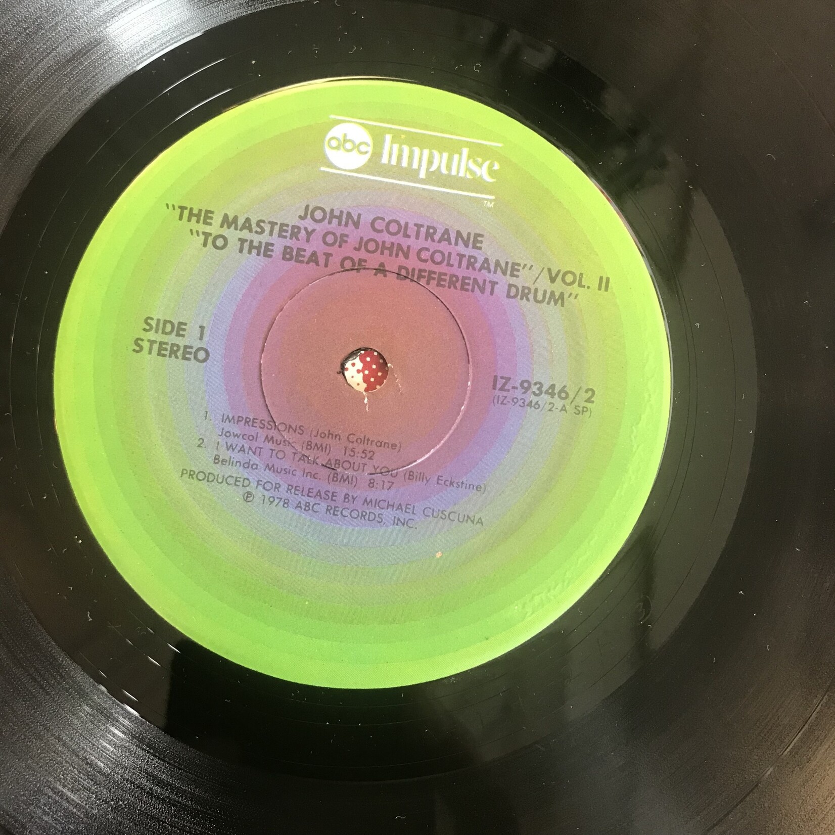 John Coltrane - The Mastery Of John Coltrane Vol. II To The Beat Of A Different Drum - IZ9346 - Vinyl LP (USED)