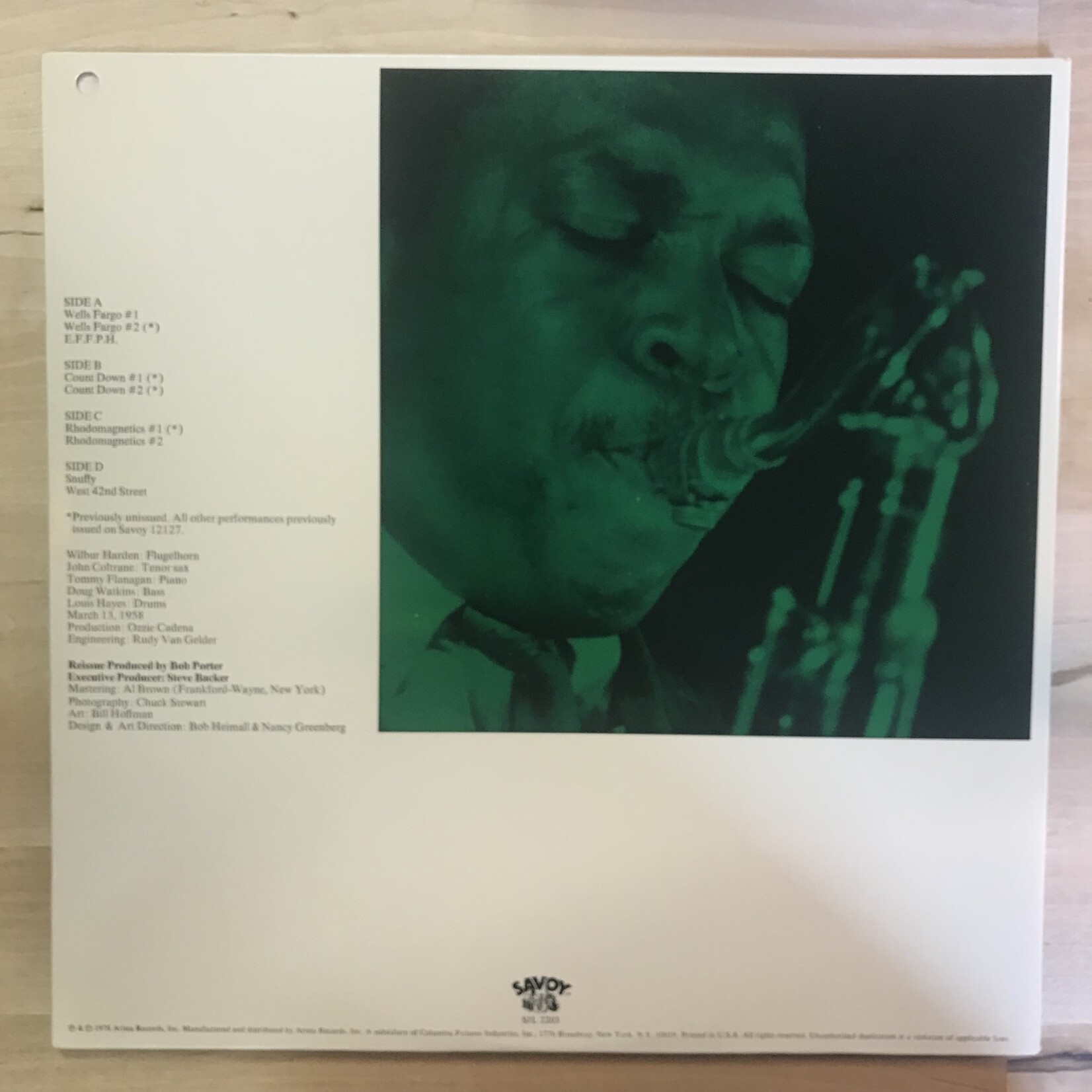 John Coltrane, Wilbur Harden - Countdown - SJL2203 - Vinyl LP (USED)