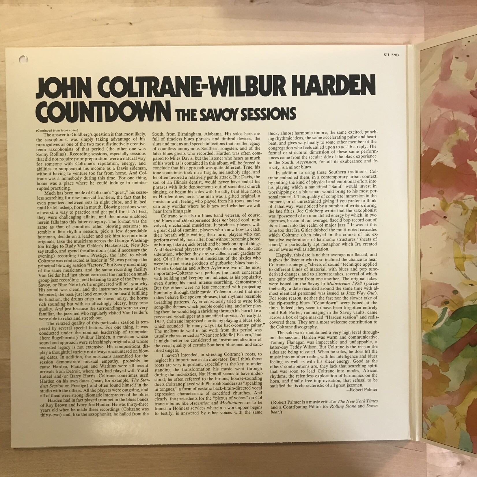 John Coltrane, Wilbur Harden - Countdown - SJL2203 - Vinyl LP (USED)