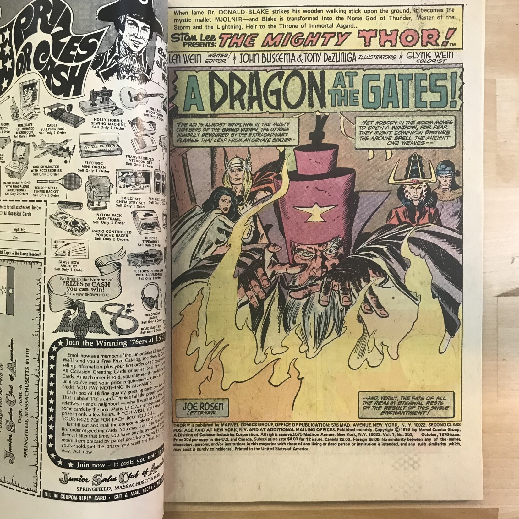Thor - The Mighty Thor - #252 October 1976 - Comic Book