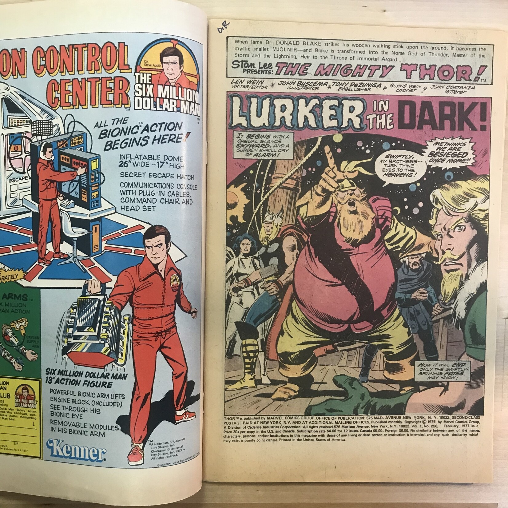 Thor - The Mighty Thor - #256 February 1977 - Comic Book