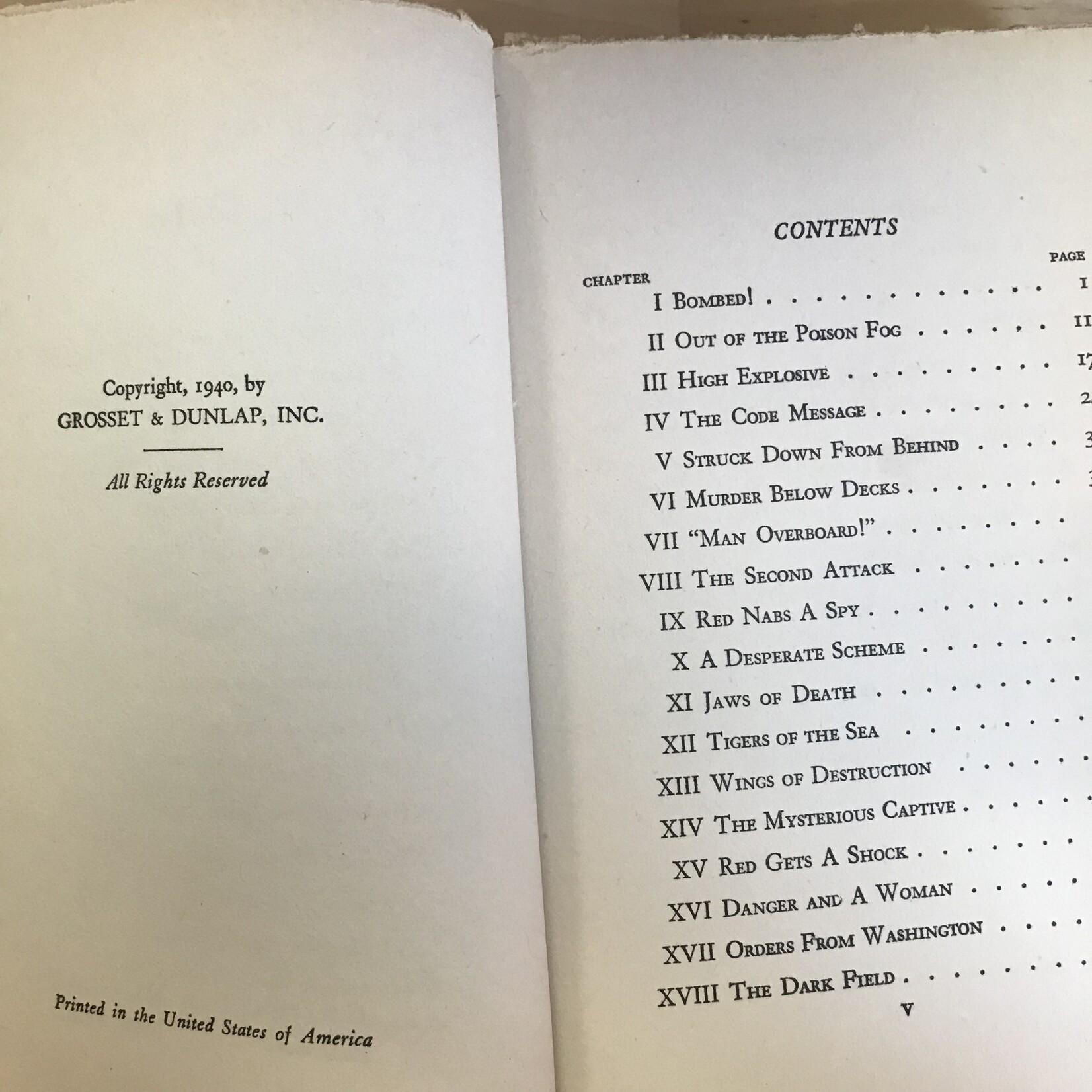 Frank V. Martinek - Don Winslow Of The Navy - Hardback (USED - FE)