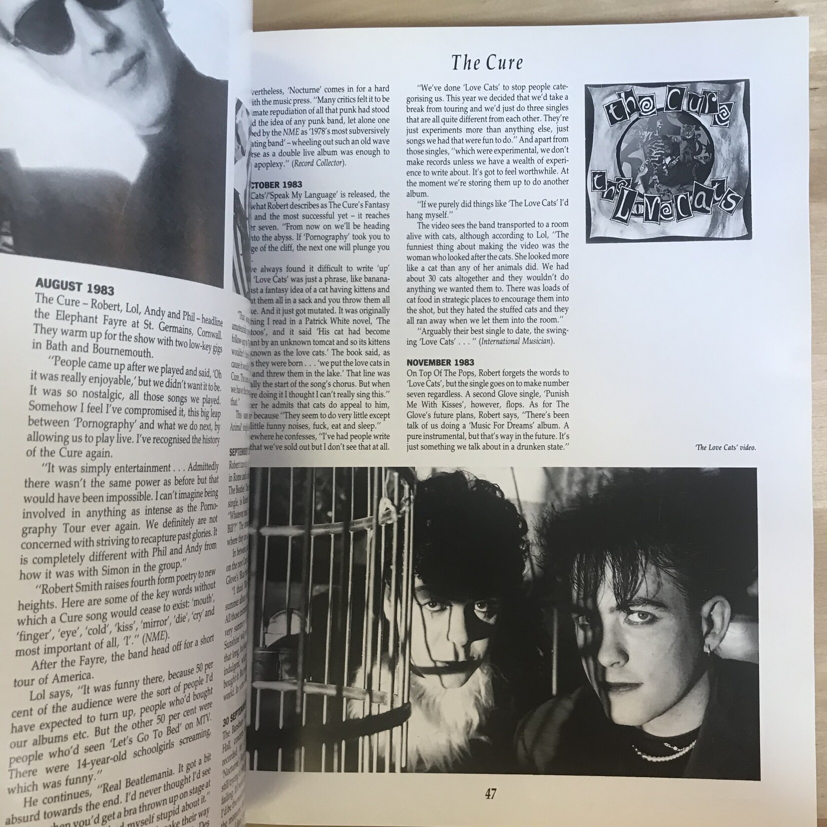 Dave Thompson, Jo-Ann Greene - The Cure: A Visual Documentary - Paperback (USED)
