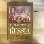 Nicholas V. Rlasanovsky - A History Of Russia (Fifth Edition) - Hardback (USED)