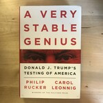 Philip Rucker, Carol Leonnig - A Very Stable Genius - Hardback (USED)