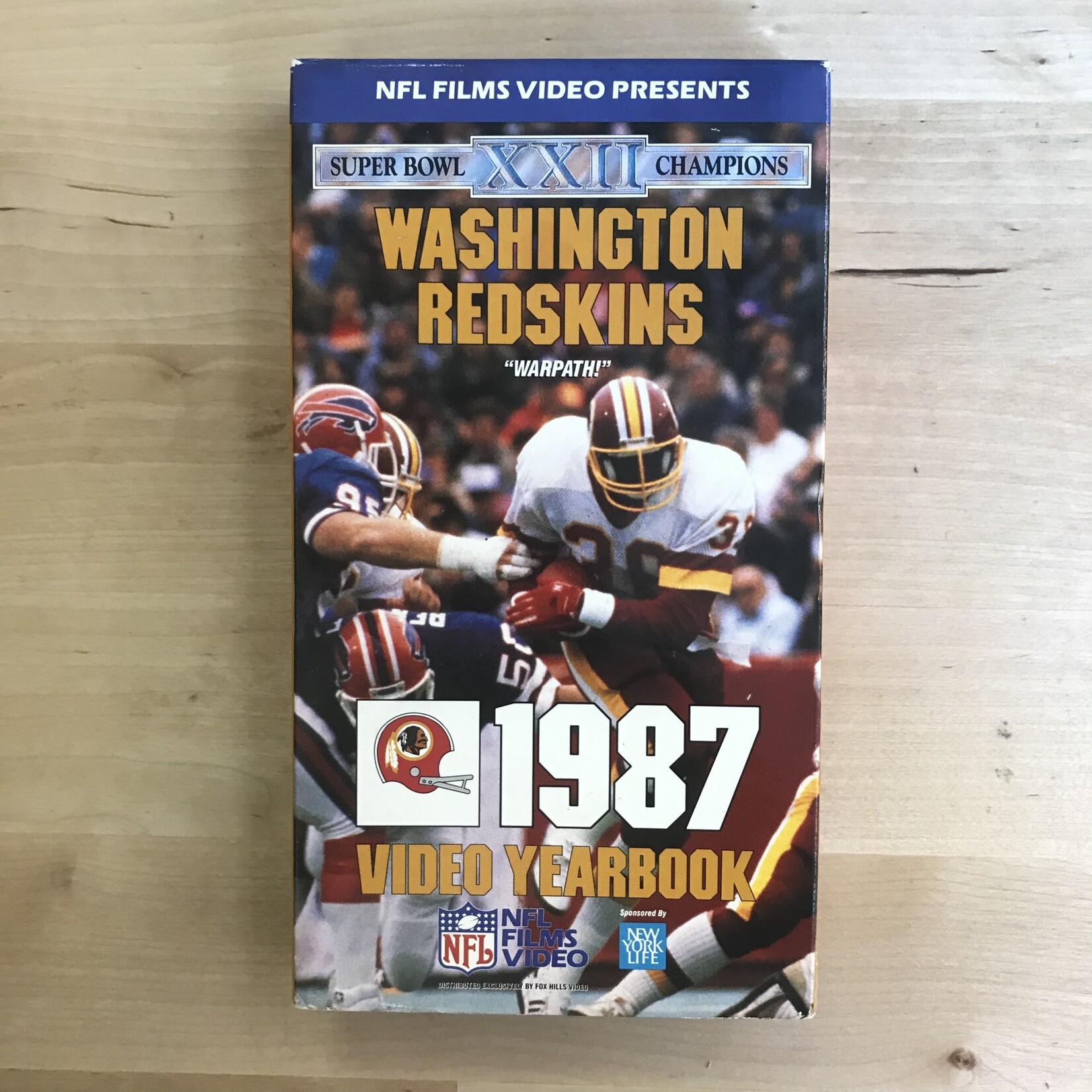 NFL 1987 Video Yearbook - Super Bowl XXII Champions Washington Redskins “Warpath” - VHS (USED)