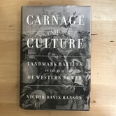 Victor Davis Hanson - Carnage And Culture - Hardback (USED)