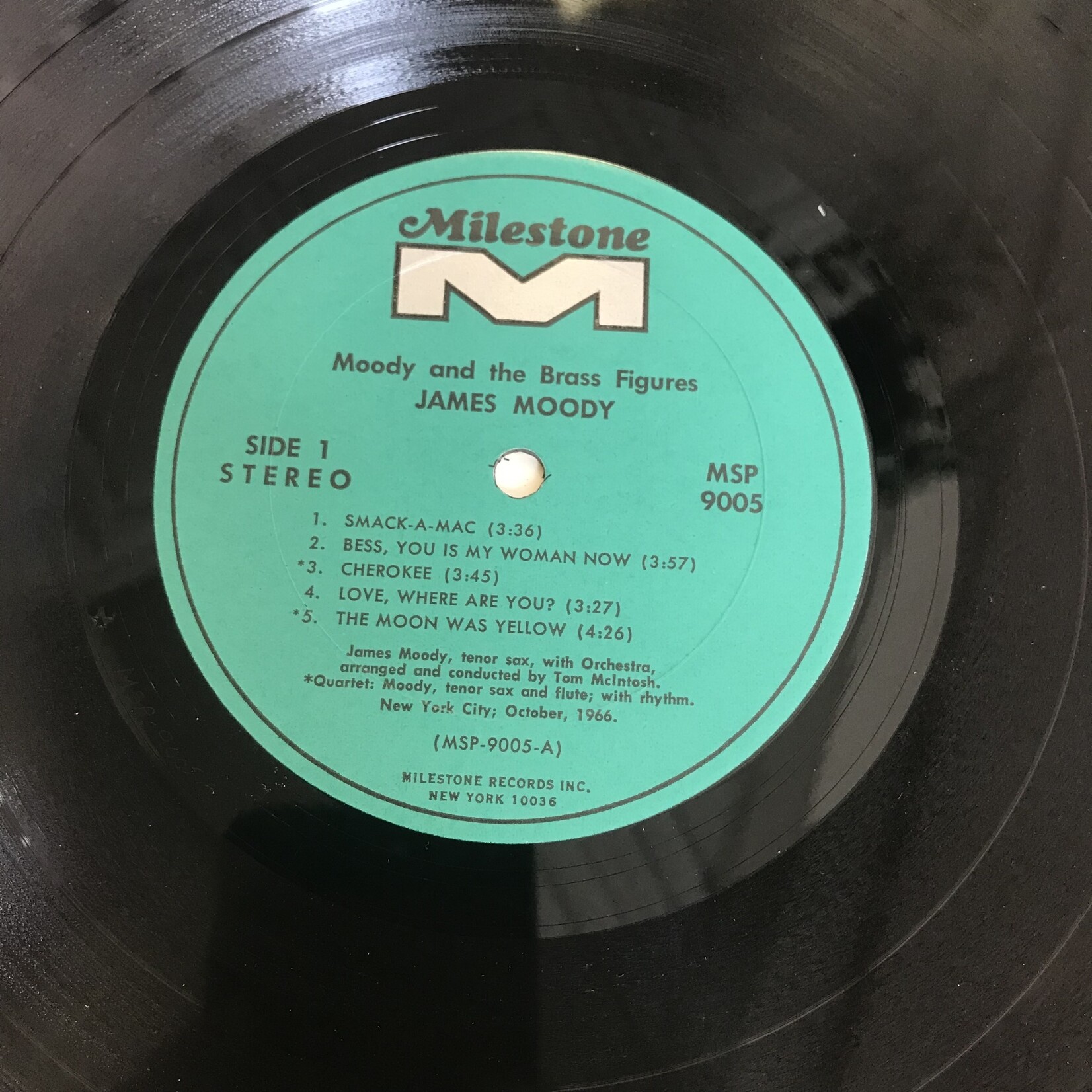 James Moody - Moody And The Brass Figures - MSP9005 - Vinyl LP (USED)