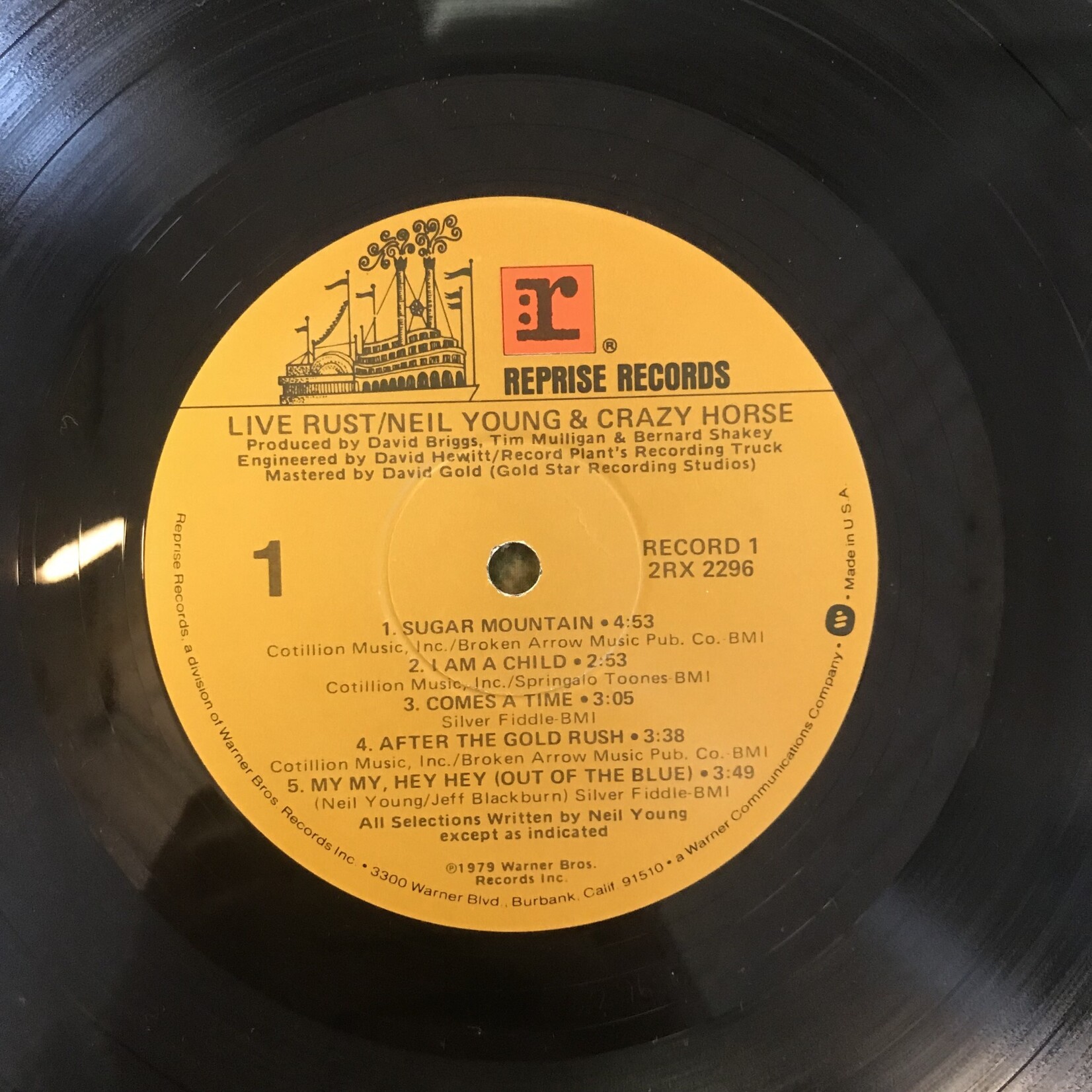 Neil Young - Live Rust - Vinyl LP (USED)