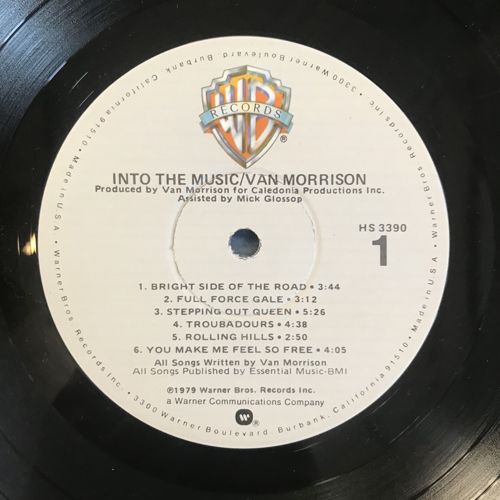Van Morrison - Into The Music - HS3390 - Vinyl LP (USED)