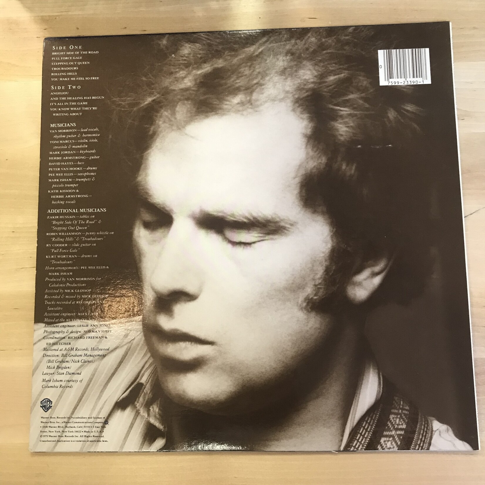 Van Morrison - Into The Music - HS3390 - Vinyl LP (USED)