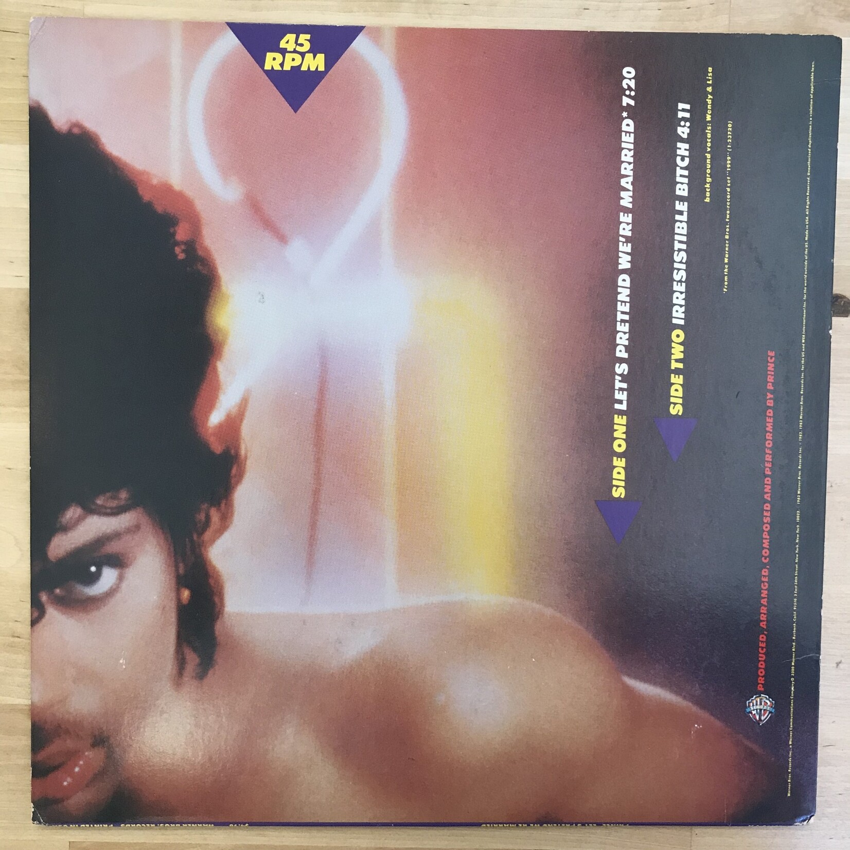 Prince - Let’s Pretend We’re Married / Irresistible Bitch - 0 20170 - Vinyl 12-Inch Single (USED - PROMO)